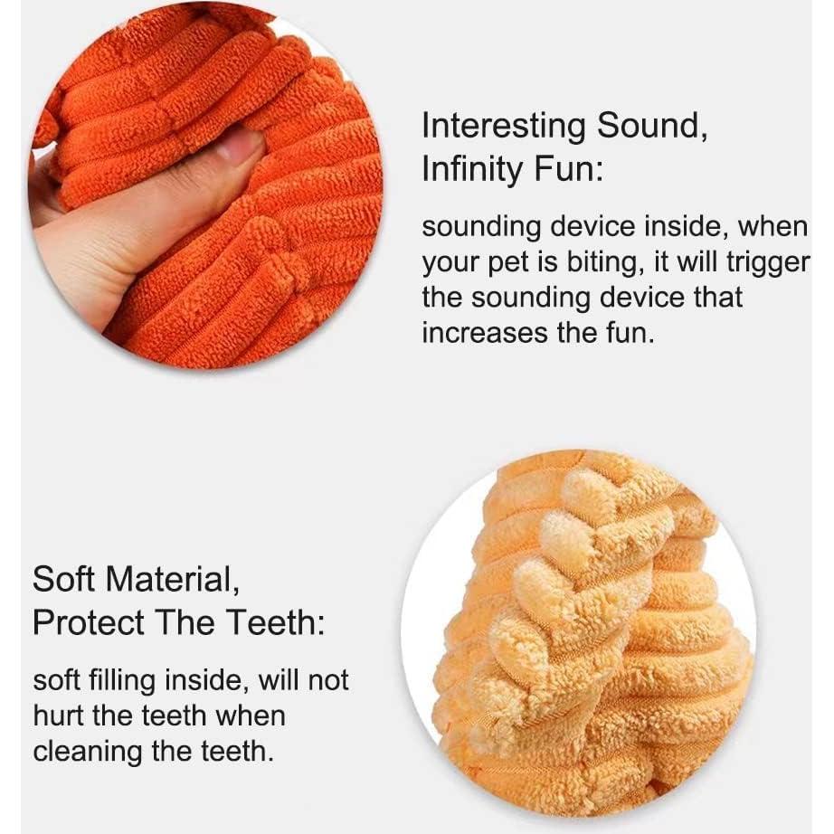 Juguete de Peluche Squeaky MEETCARE para Perros Pequeños y Medianos