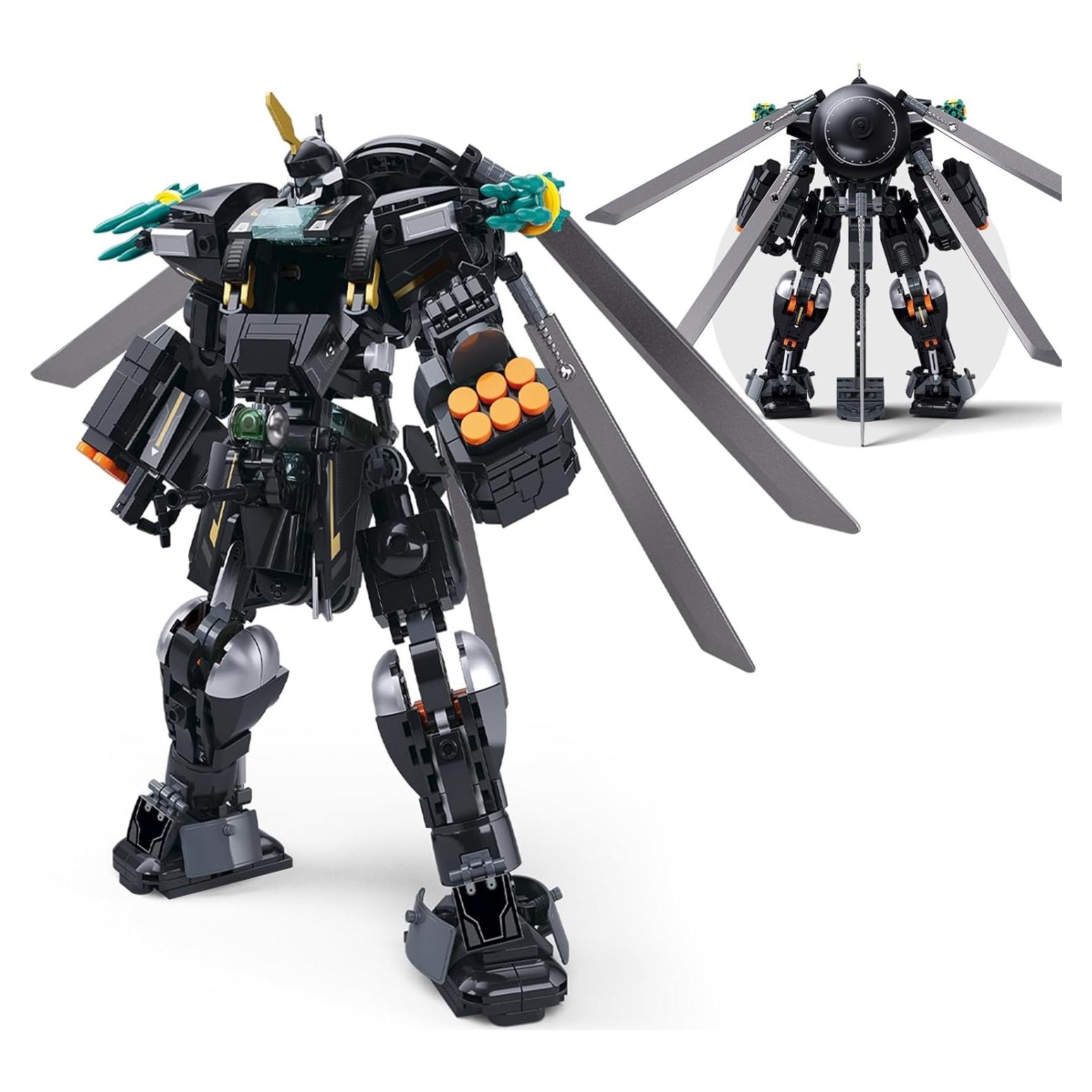 Conjunto de Bloques de Construcción Mech Armado HIGH GODO 545 Piezas