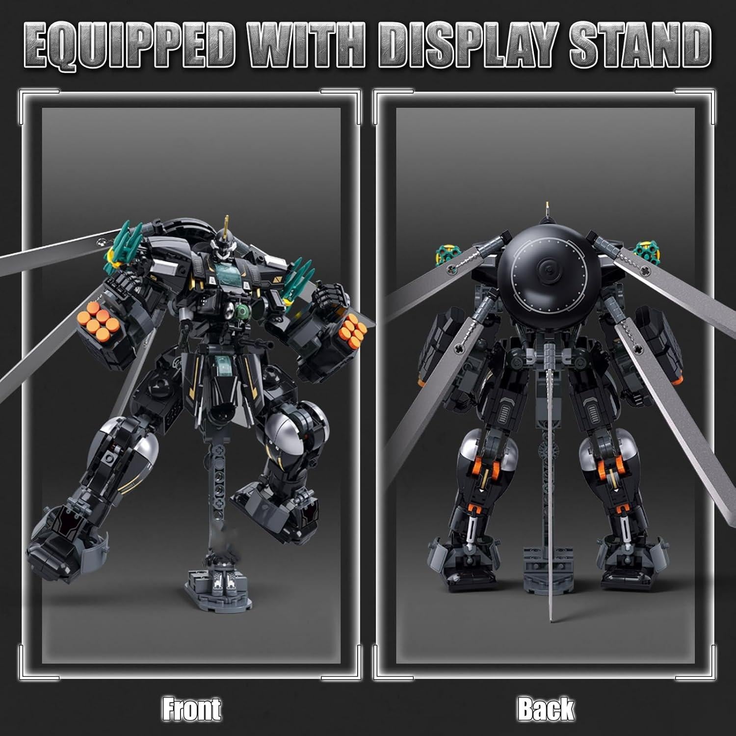 Conjunto de Bloques de Construcción Mech Armado HIGH GODO 545 Piezas