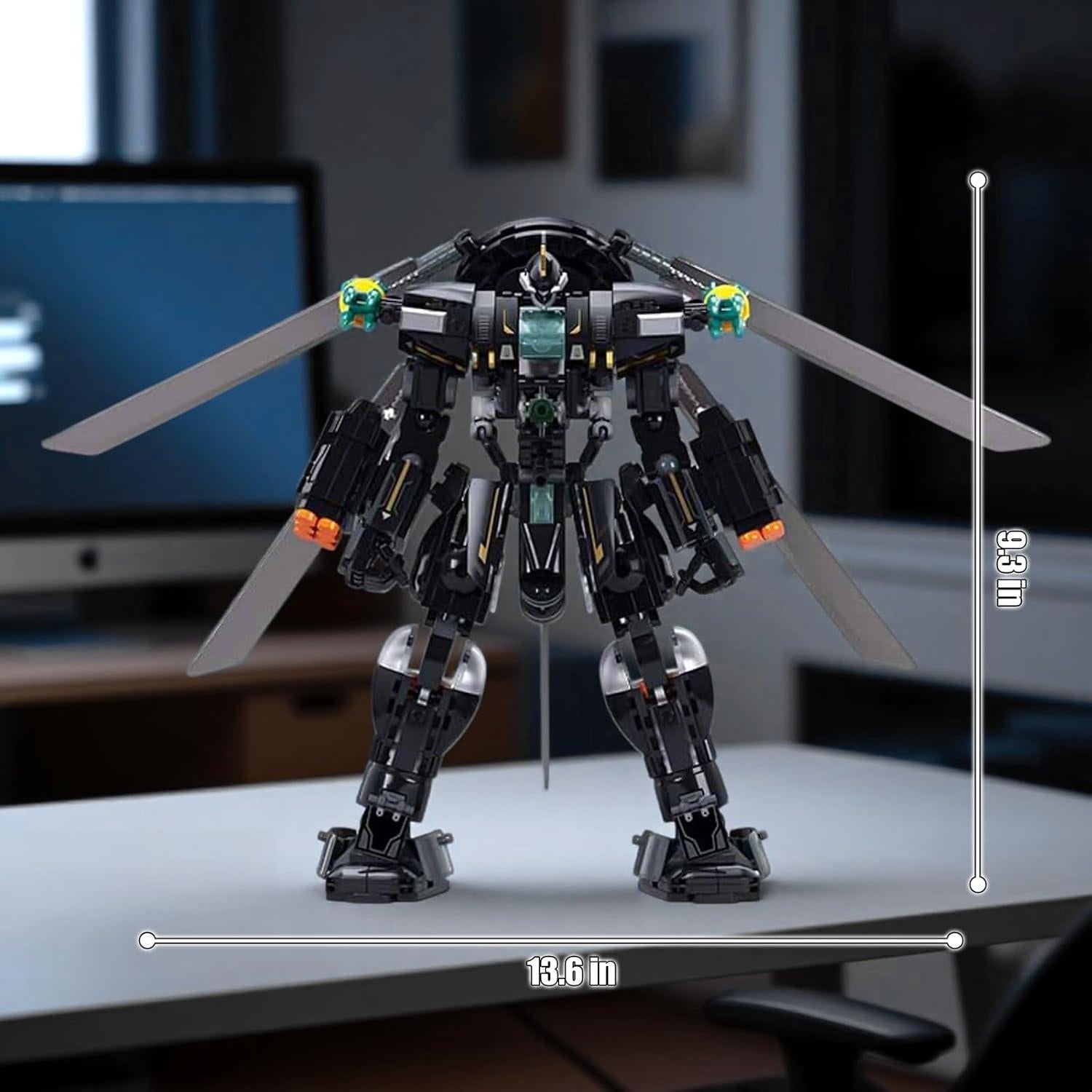 Conjunto de Bloques de Construcción Mech Armado HIGH GODO 545 Piezas