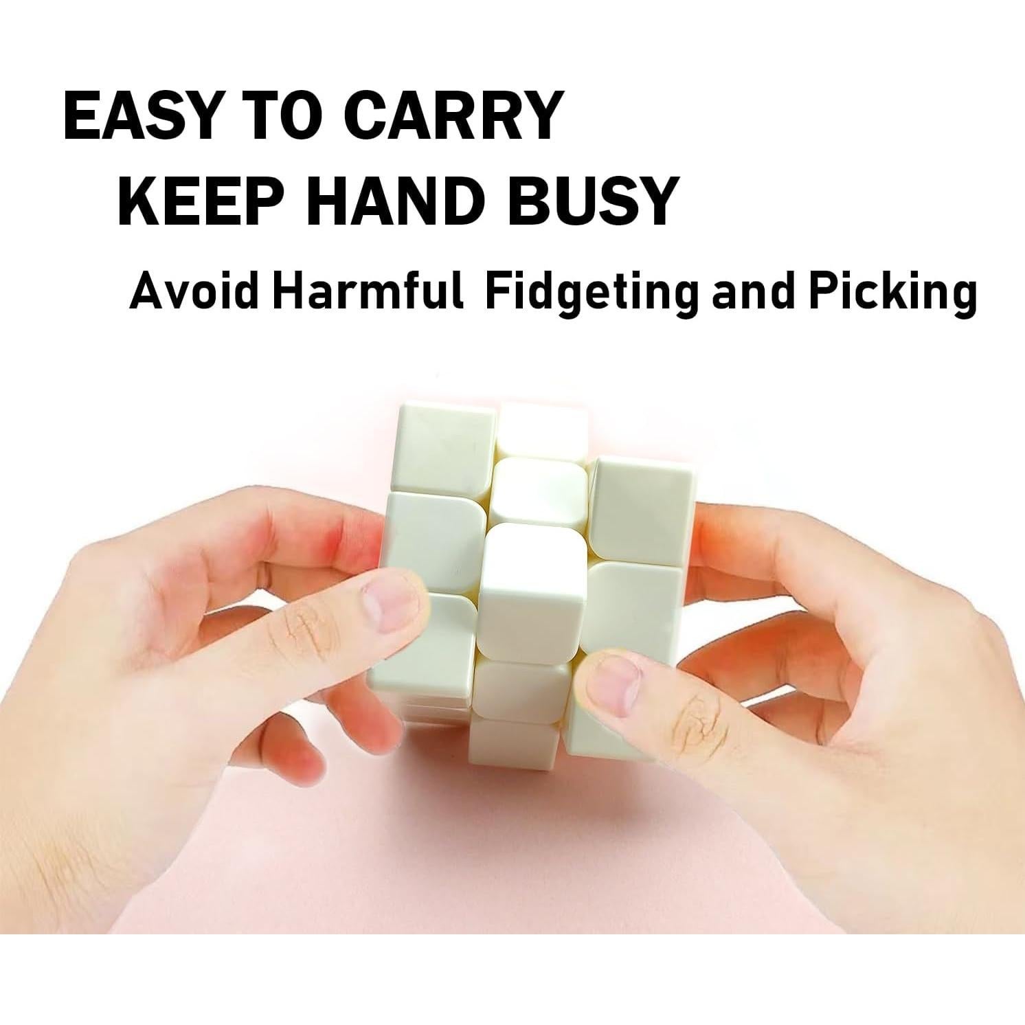 Cubo de Velocidad 3x3 Blanco Ella Dream - Juguete Antiestrés