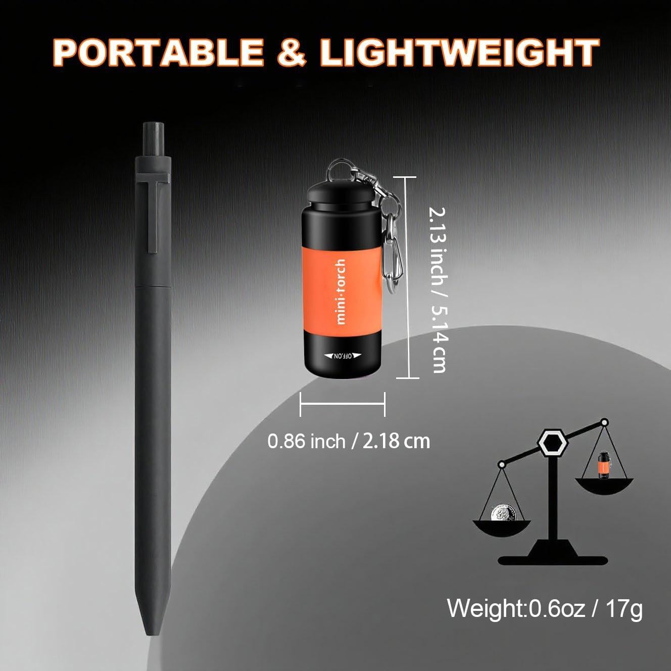 Linterna LED Recargable INSIGHLUX IS100A Mini Llavero 5.4cm