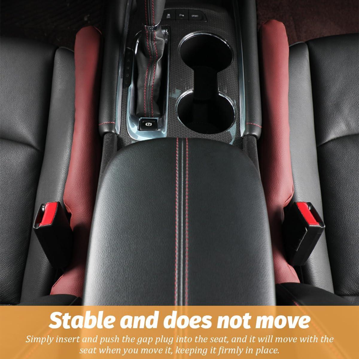 Relleno Espacio Asientos Coche FALVFUN Negro 44x5x5cm 2Pcs