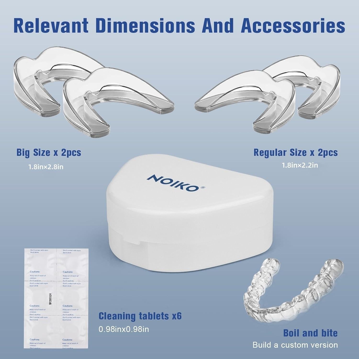 Protector Bucal NOIKO para Rechinar Dientes - 2 Tamaños