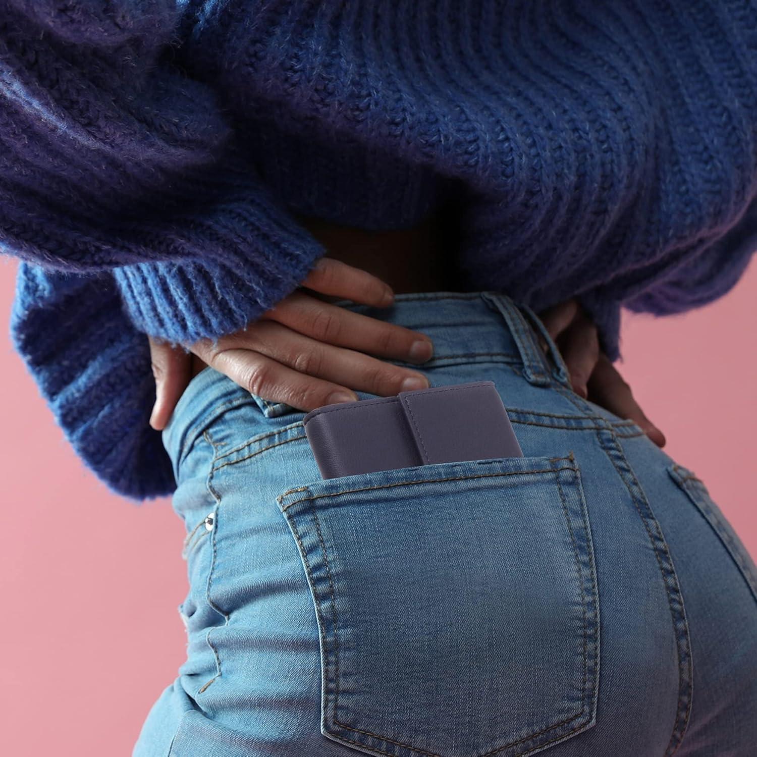 Billetera RFID Travelambo para Mujeres Compacta Negra