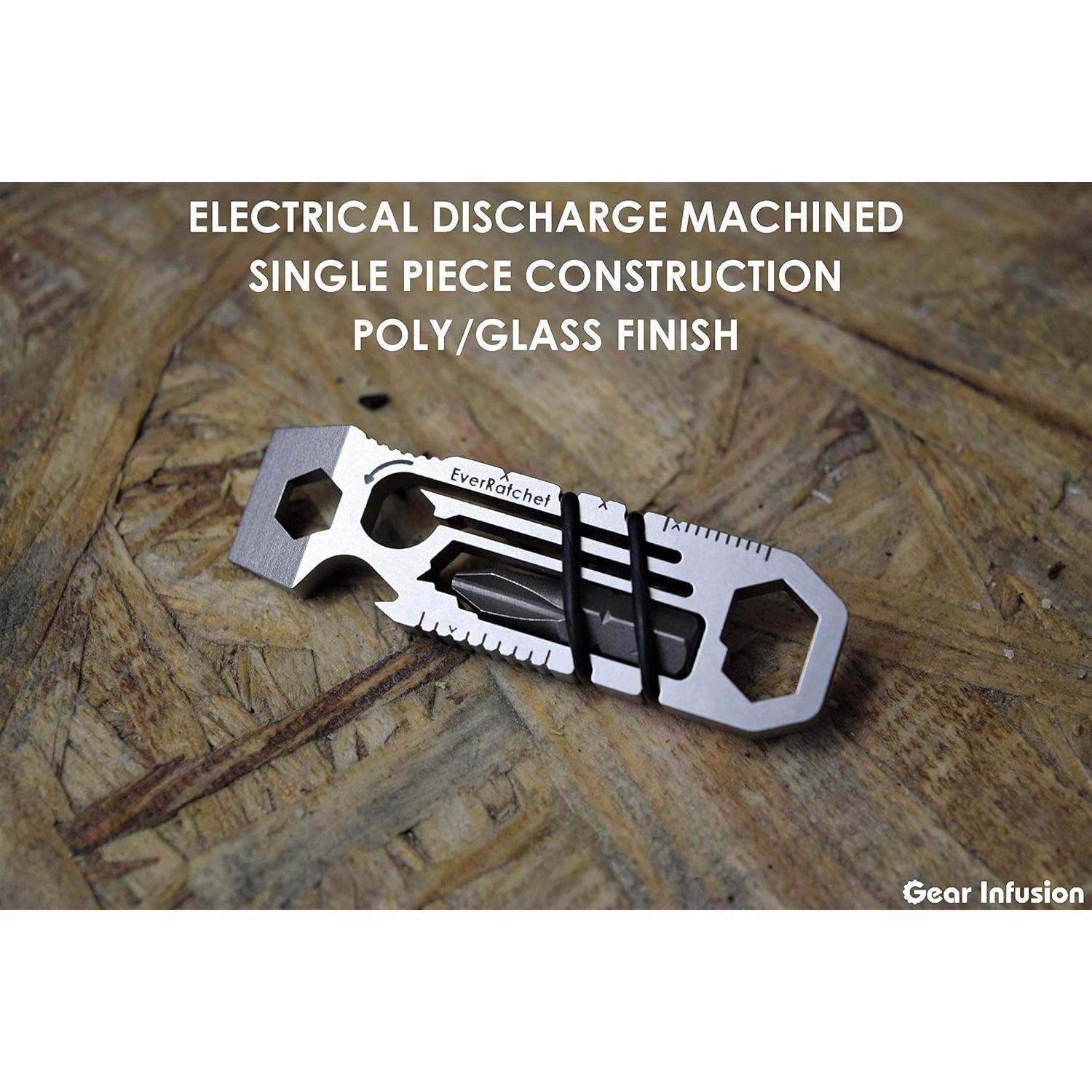 Multiherramienta EDC Gear Infusion EverRatchet 17-en-1 Titanio