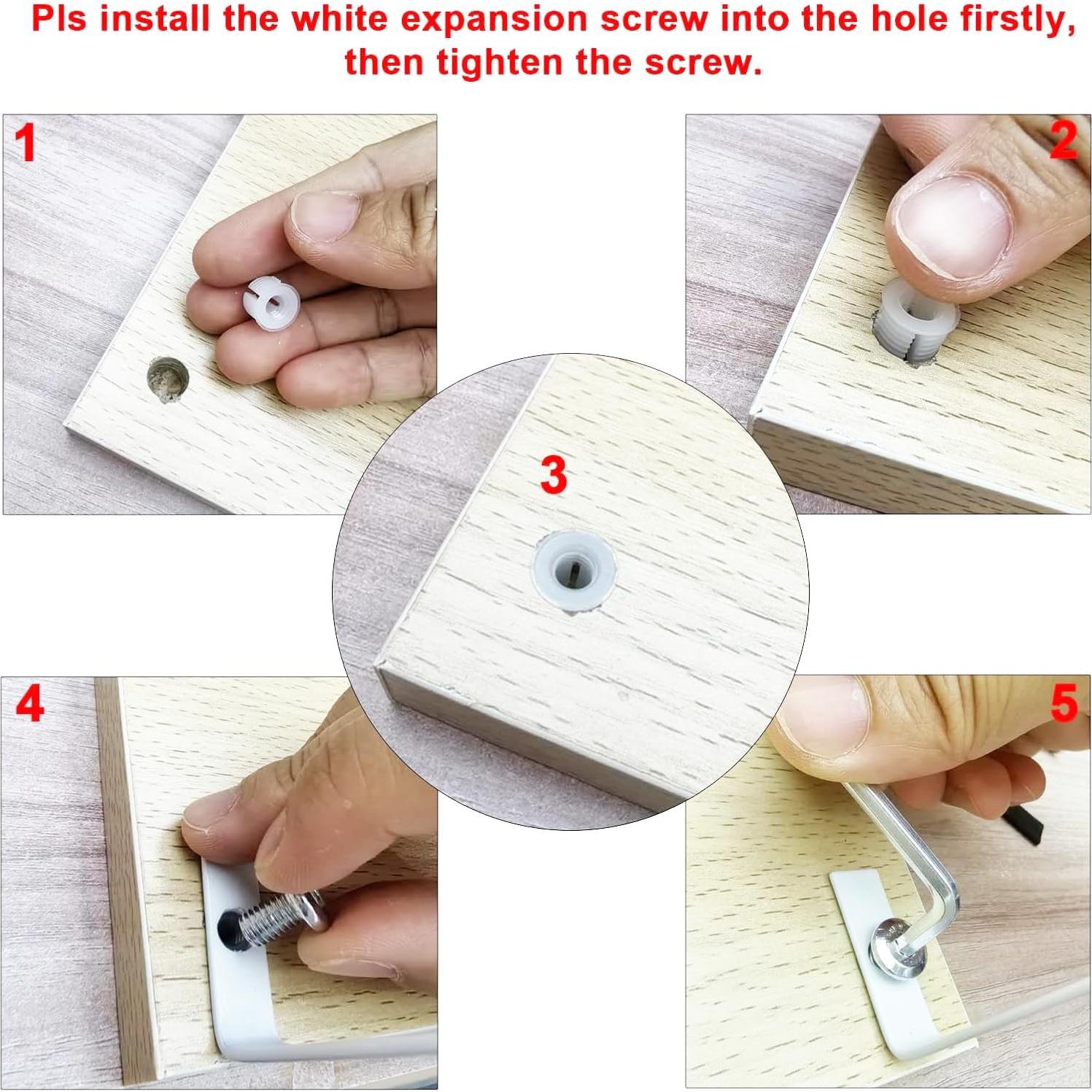 Soporte de Monitor de Madera Crayfomo 40x20 cm Blanco Ergonomico