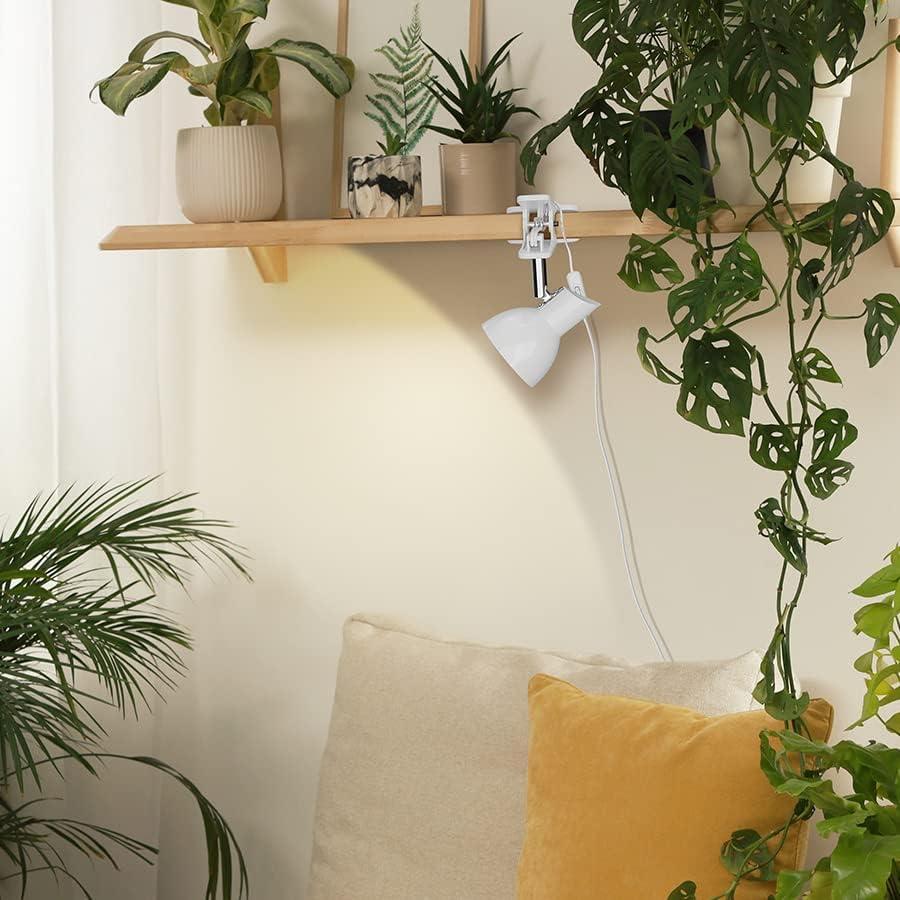 Lámpara de Clip LED Deeloop 5W 3000K Rotación 330° Blanca