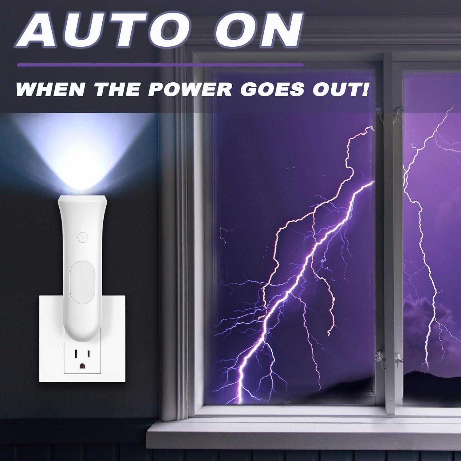 Luces de Emergencia 4 en 1 ROSSEX LED-03 Recargables 3 Pcs