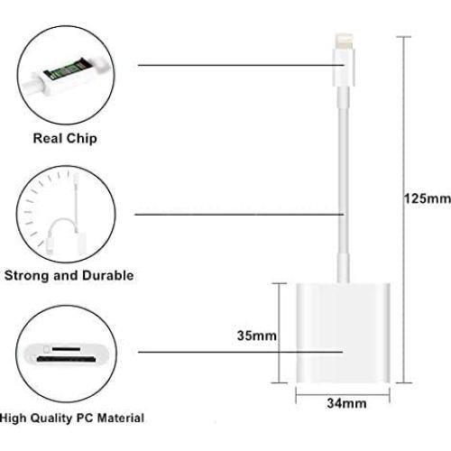 Lector de Tarjetas SD esbeecables Lightning 2 en 1 para iPhone/iPad