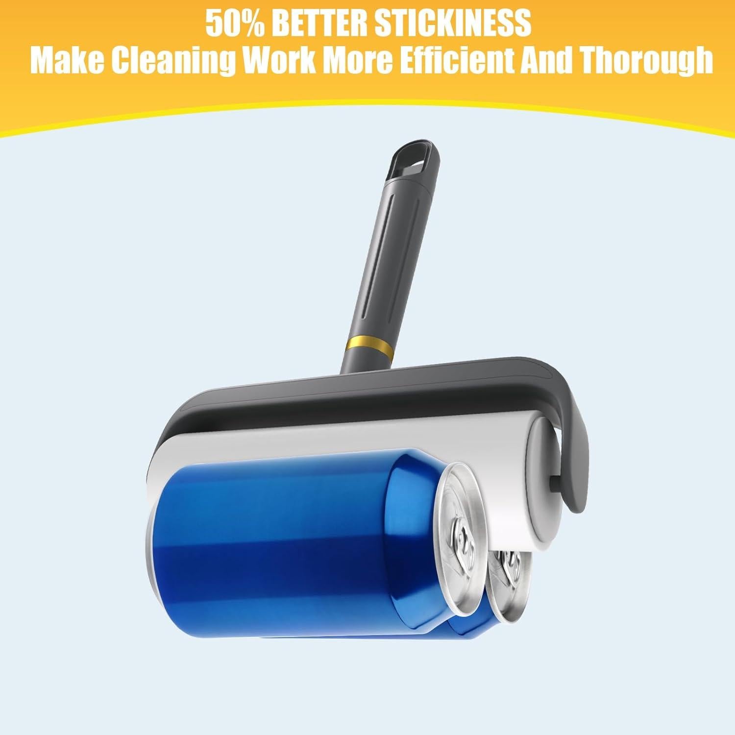 Rodillo de Pelusa DYMOLL 6.3" (16 cm) 500 Hojas Extra Pegajoso