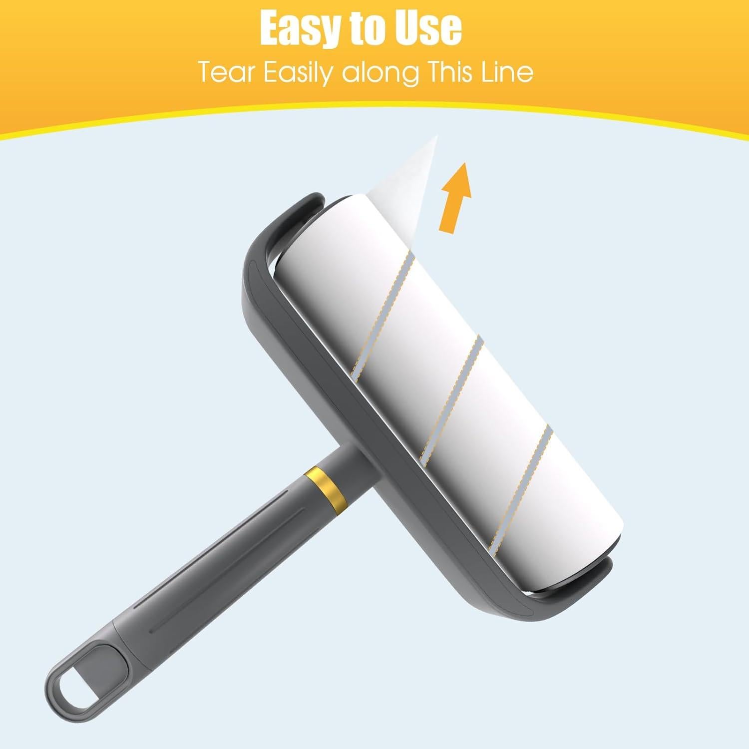 Rodillo de Pelusa DYMOLL 6.3" (16 cm) 500 Hojas Extra Pegajoso