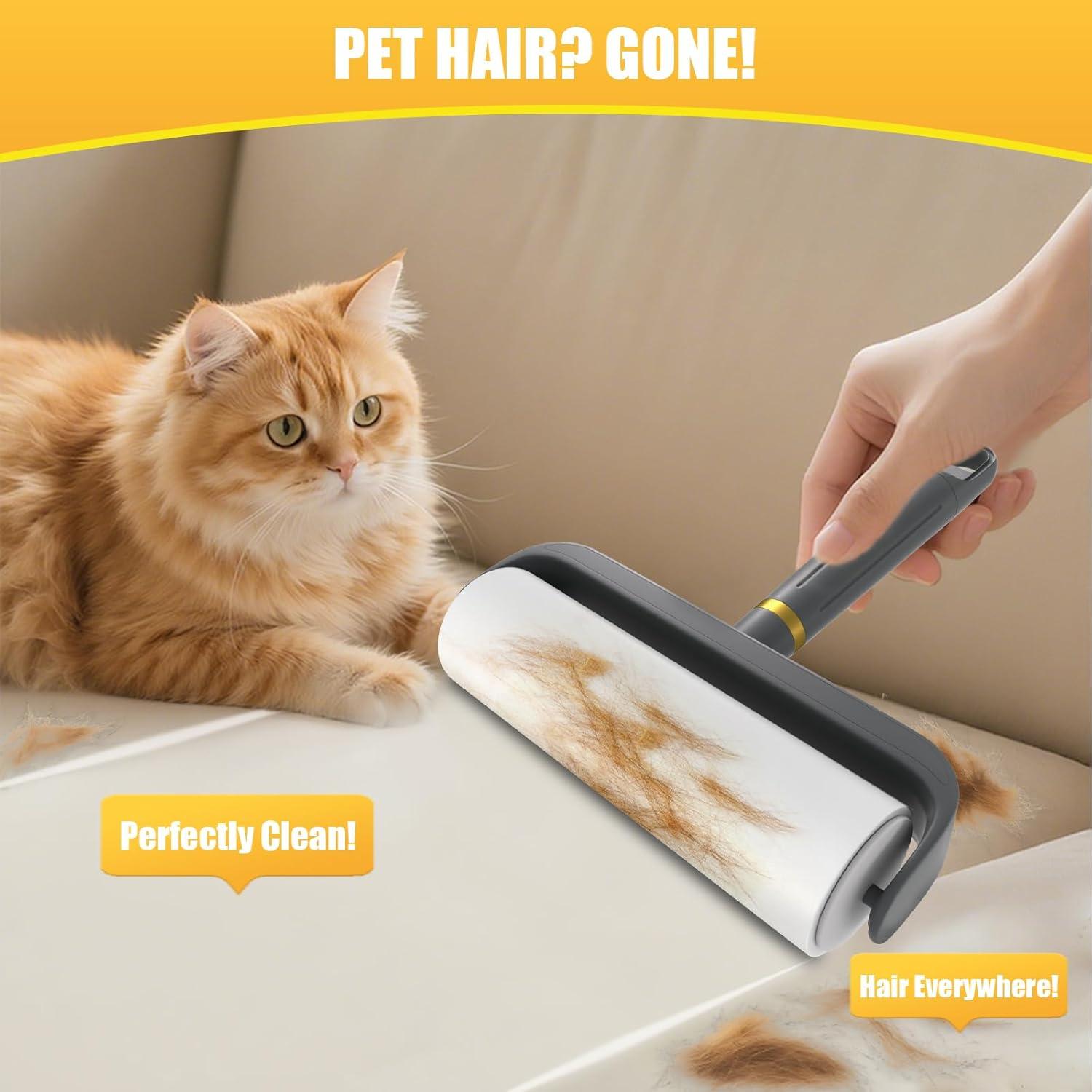 Rodillo de Pelusa DYMOLL 6.3" (16 cm) 500 Hojas Extra Pegajoso