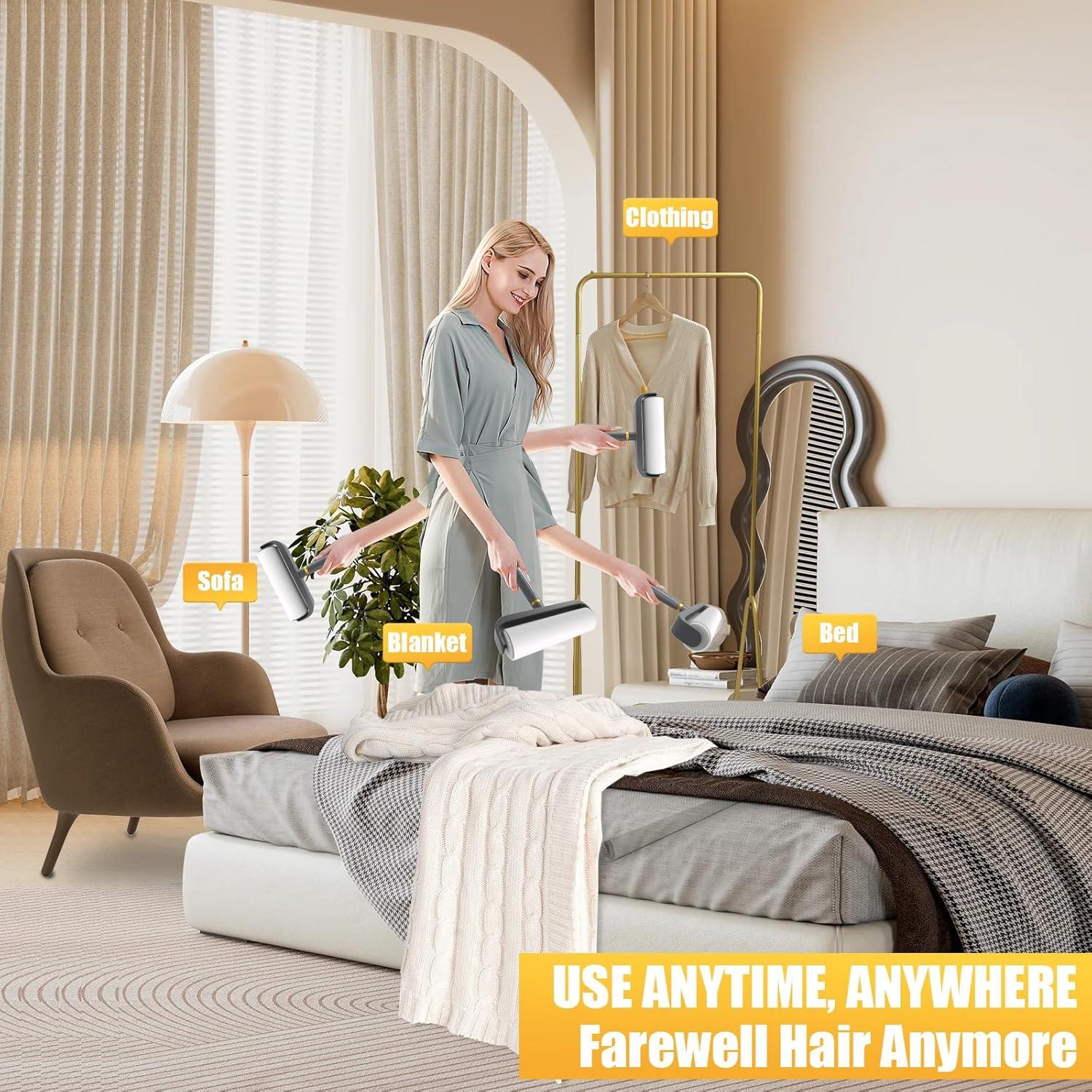 Rodillo de Pelusa DYMOLL 6.3" (16 cm) 500 Hojas Extra Pegajoso