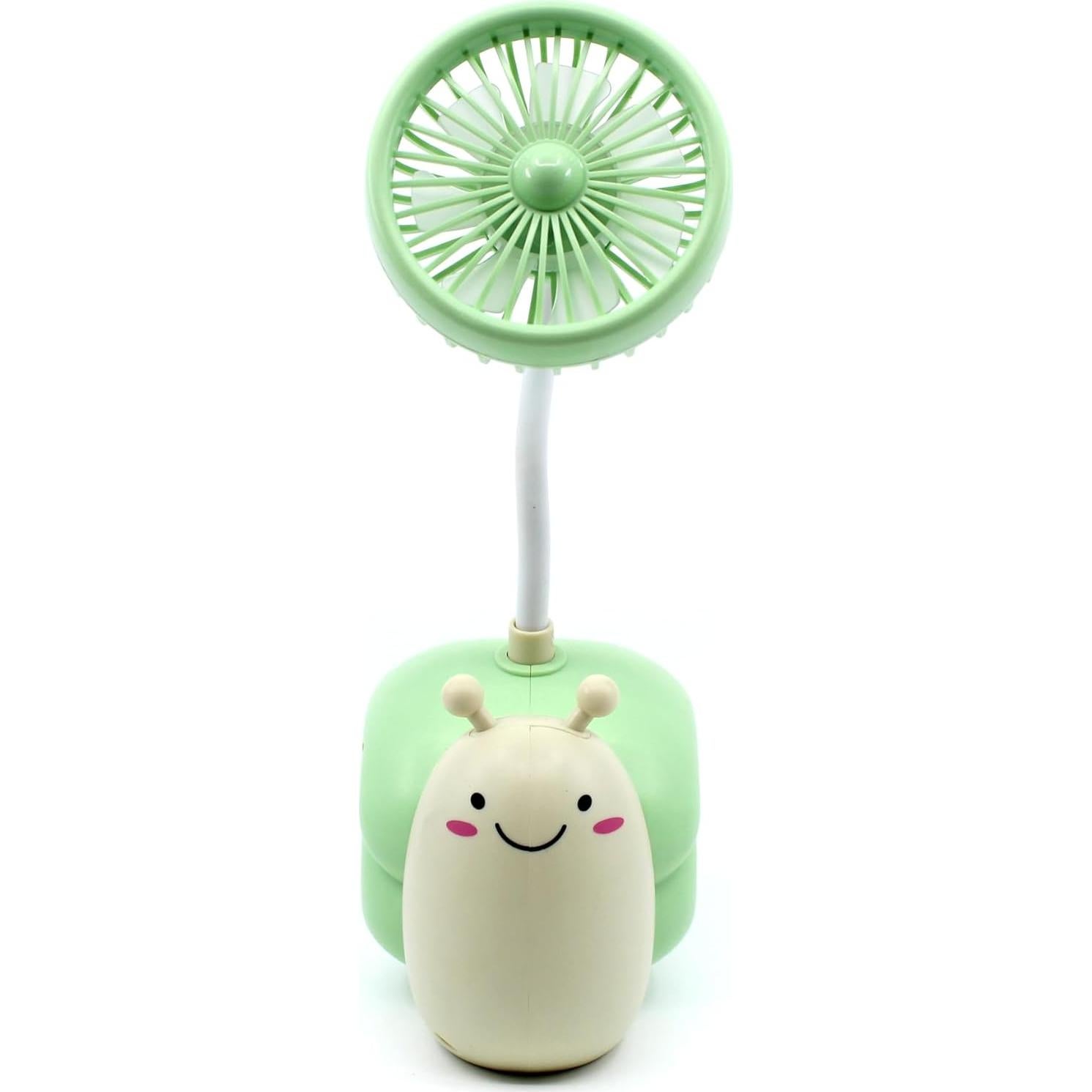 Ventilador de Mesa USB-C Ennotek Animal Verde 5V Silencioso