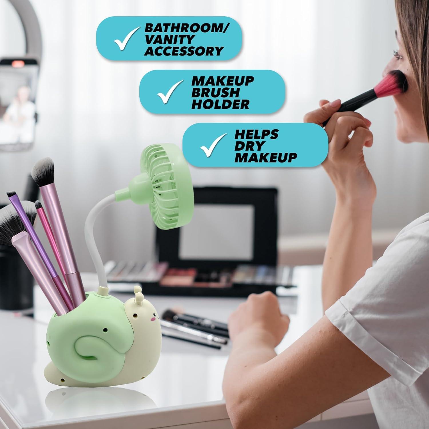 Ventilador de Mesa USB-C Ennotek Animal Verde 5V Silencioso