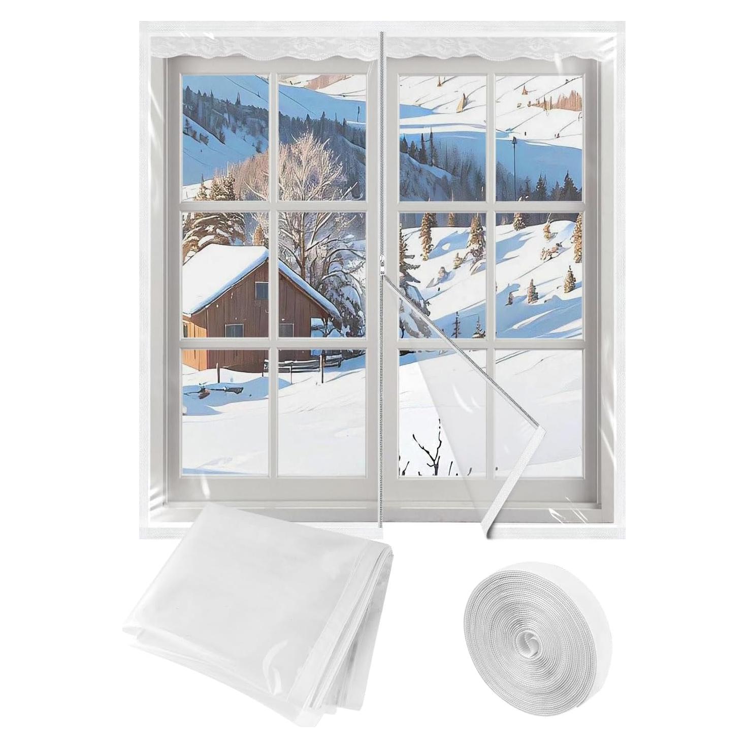 Kit de Aislamiento de Ventana MANOPAWS 120 x 150 cm Térmico