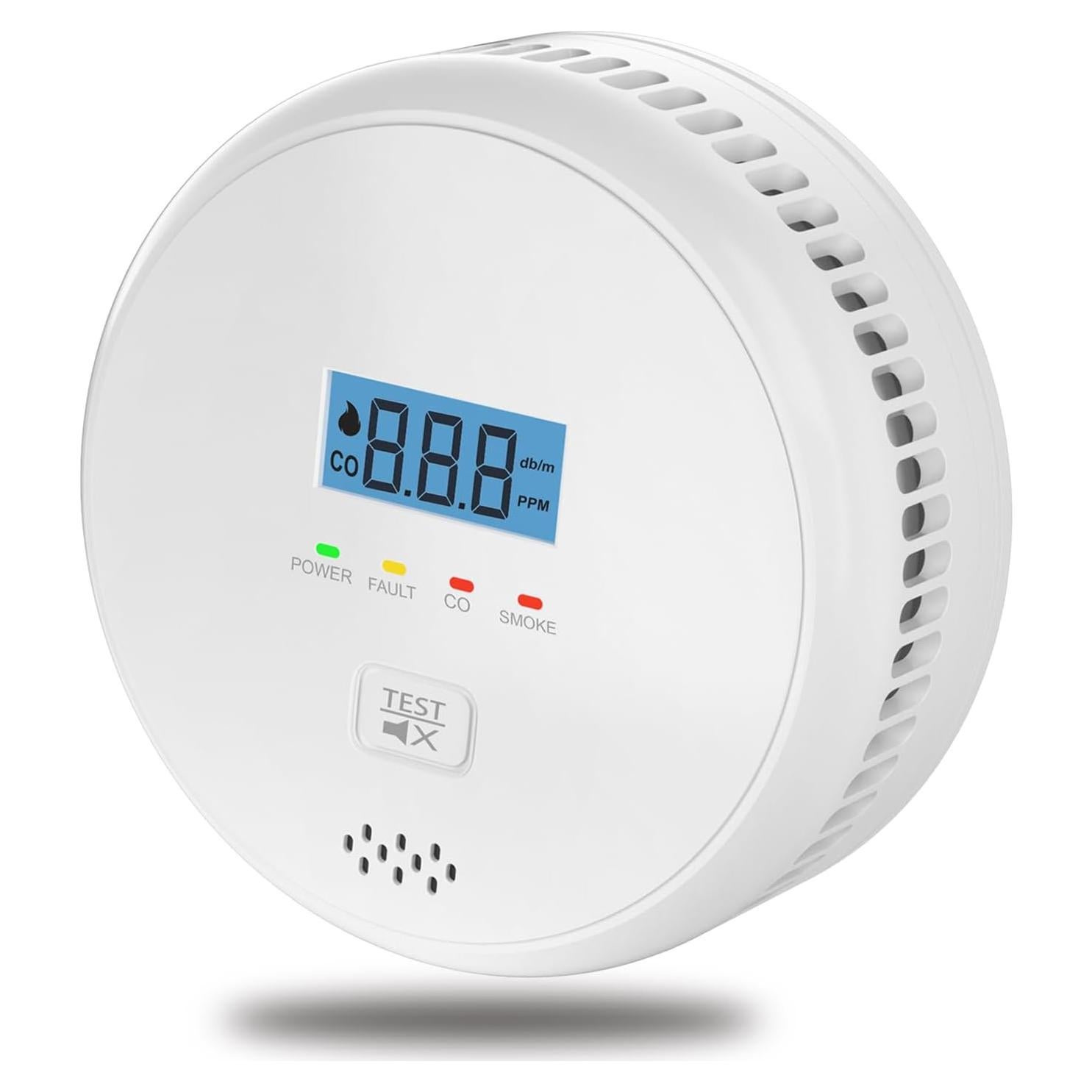 Detector de Humo y Monóxido de Carbono PynDur GYL-GC107