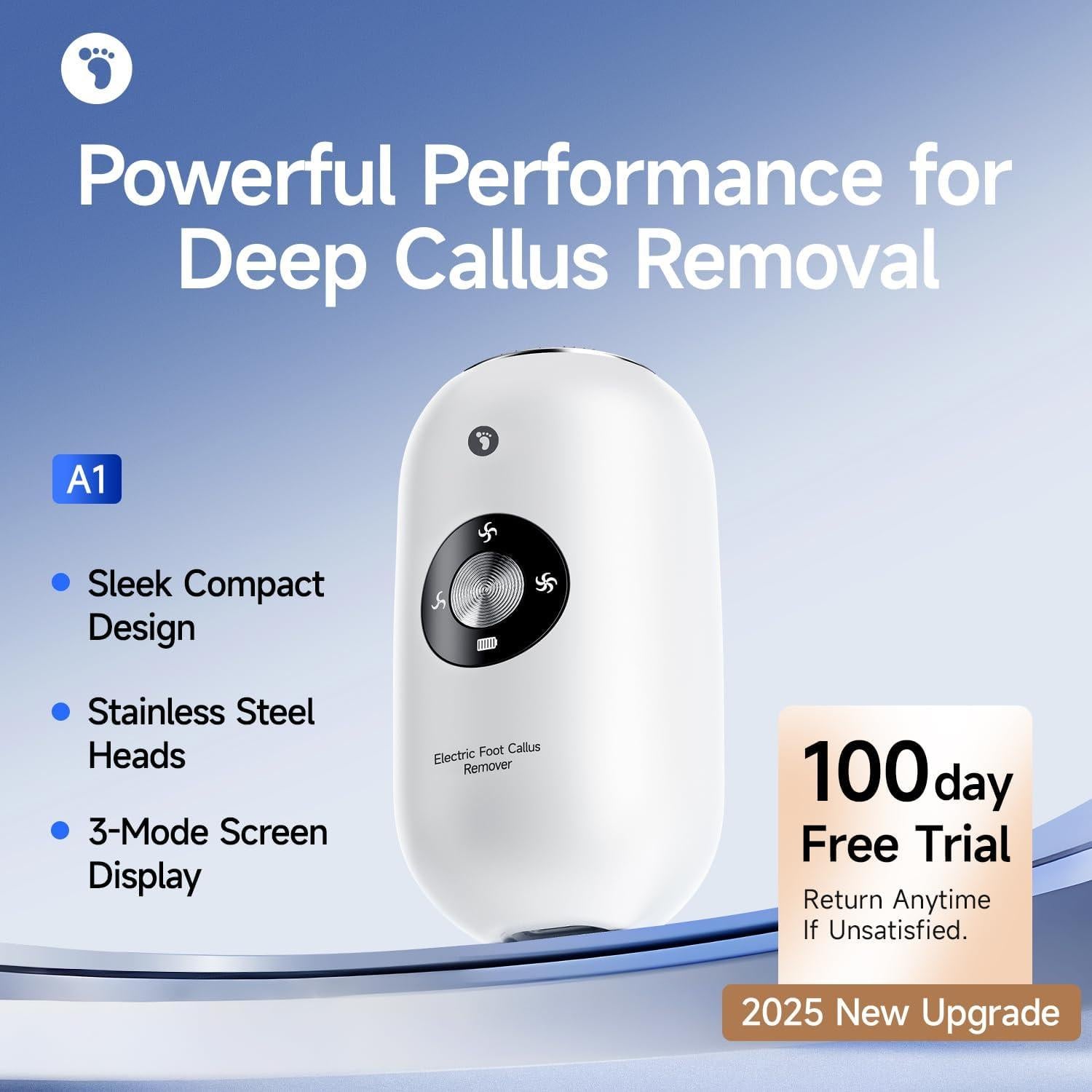 Removedor de Callos Eléctrico Impermeable CJC N71-205-1046