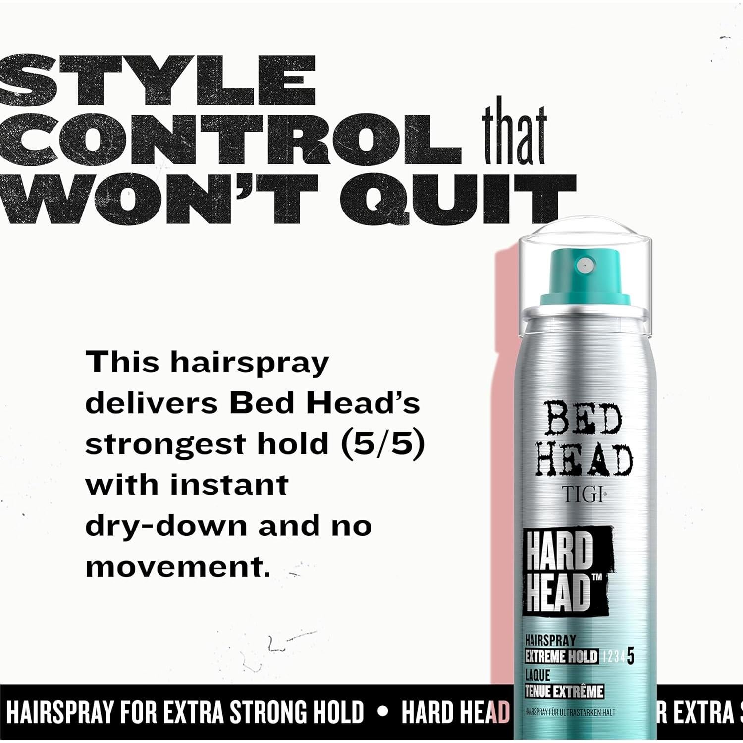 Laca para el Cabello Hard Head TIGI - Fijación Extra Fuerte 170 g