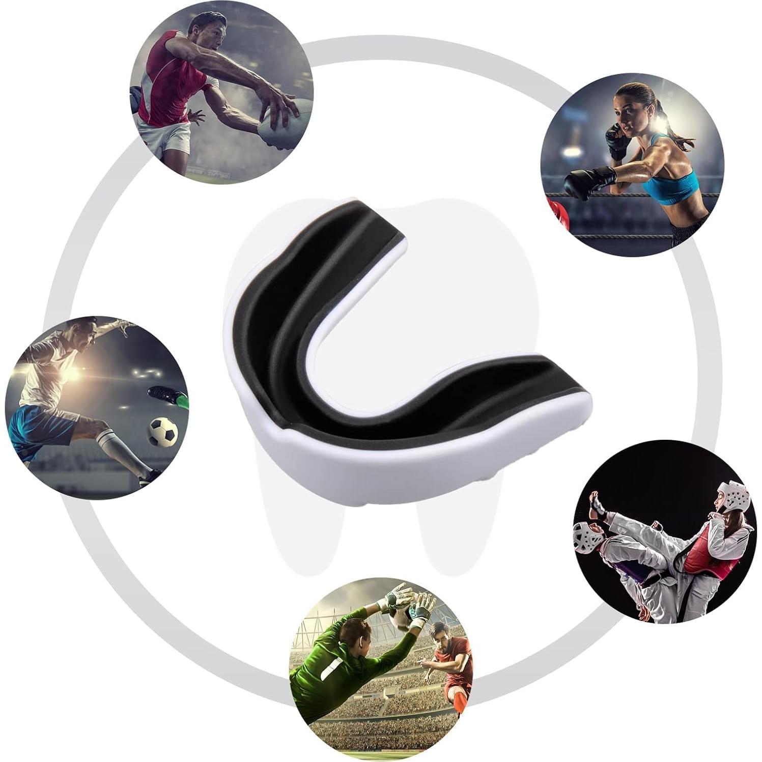 Protector Bucal YAFIYGI para Niños Negro - Fútbol y Deportes