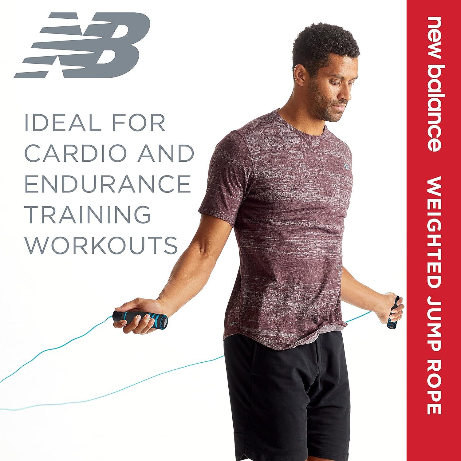 Cuerda de Salto con Peso New Balance 2.74m Ajustable Azul