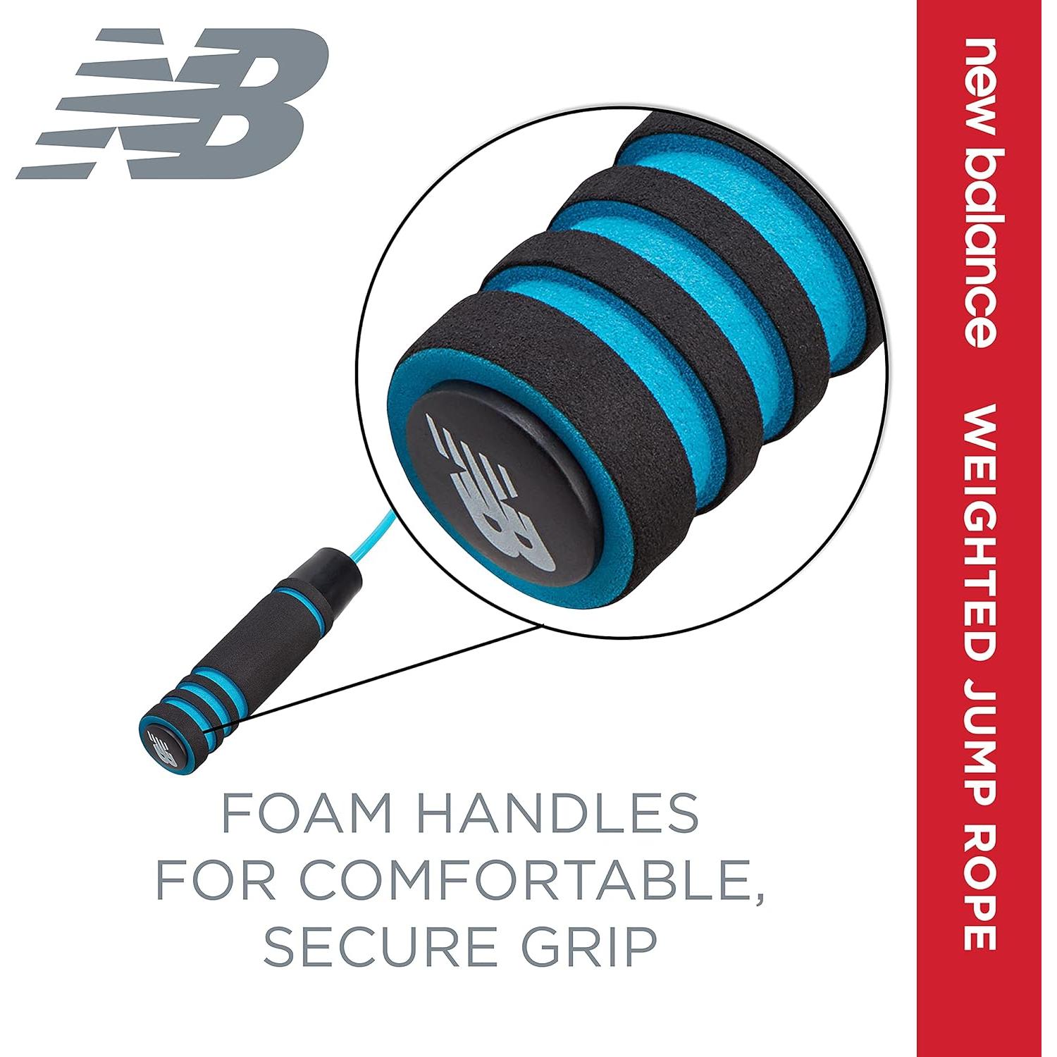 Cuerda de Salto con Peso New Balance 2.74m Ajustable Azul