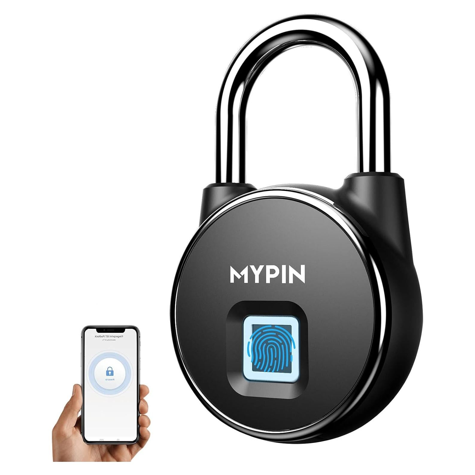Candado Inteligente MYPIN con Huella Dactilar y Bluetooth