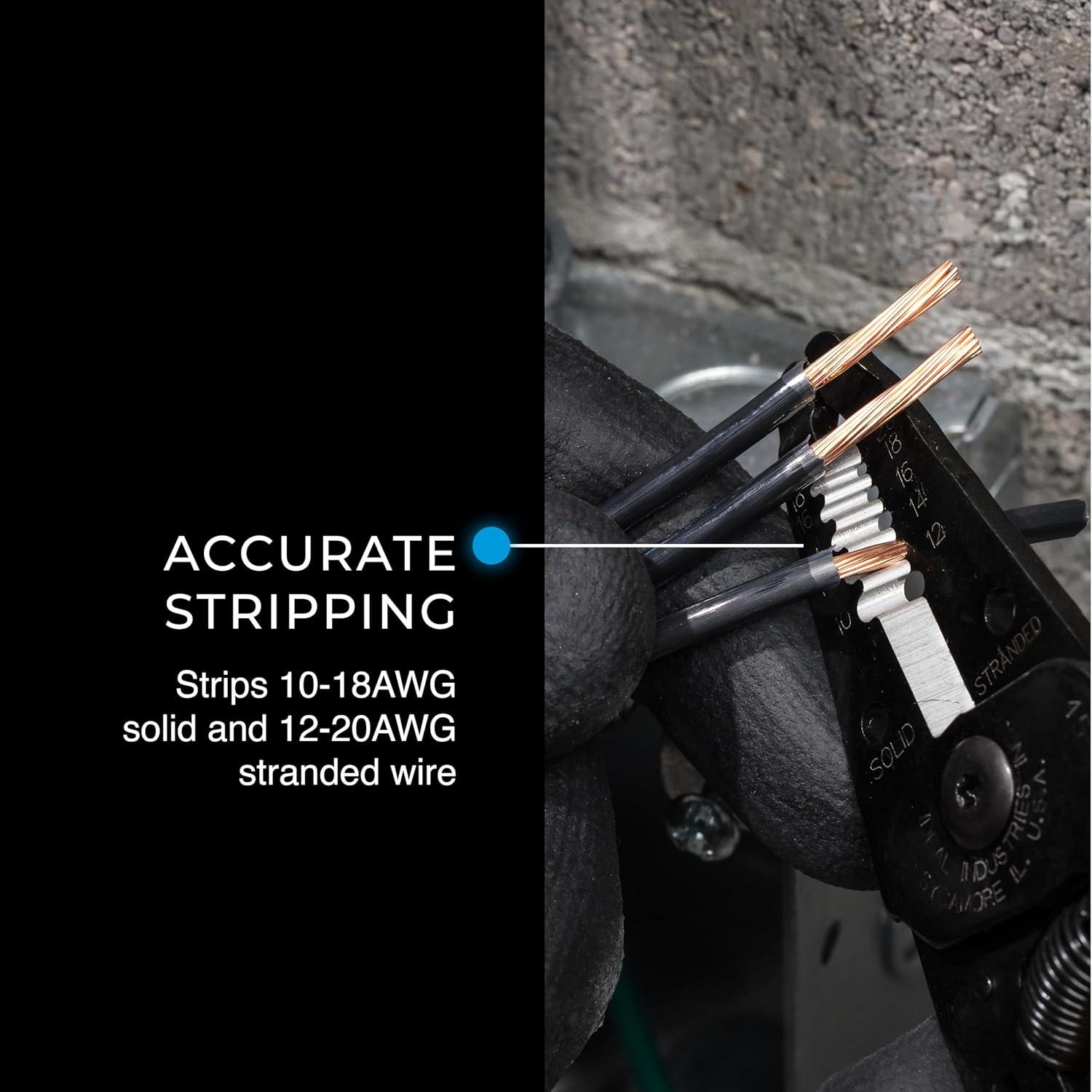 Desforrador de Cables IDEAL Electrical T-5 10-20 AWG Automático