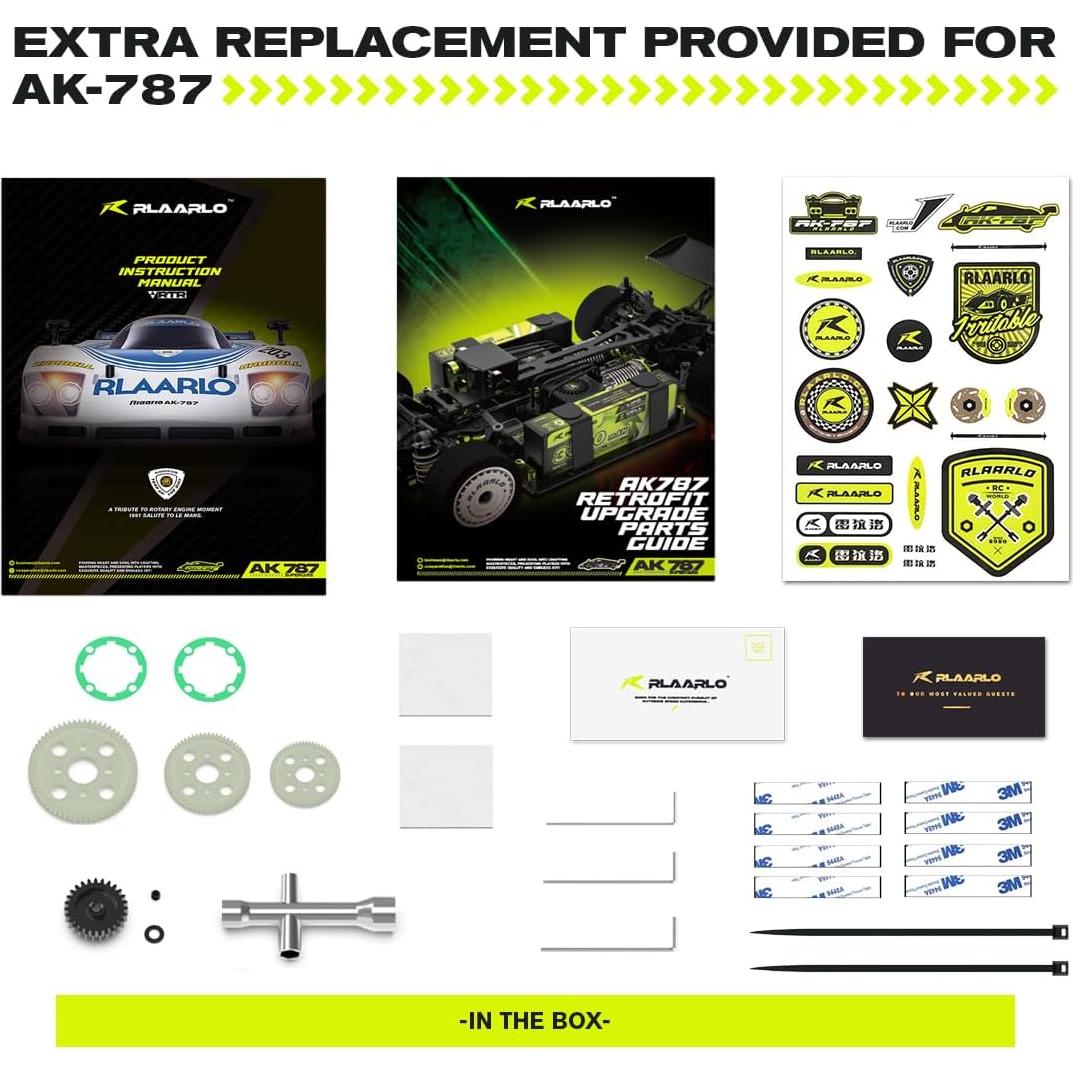 Coche RC AMORIL AK-787 1:10 Sin Escobillas 120 km/h