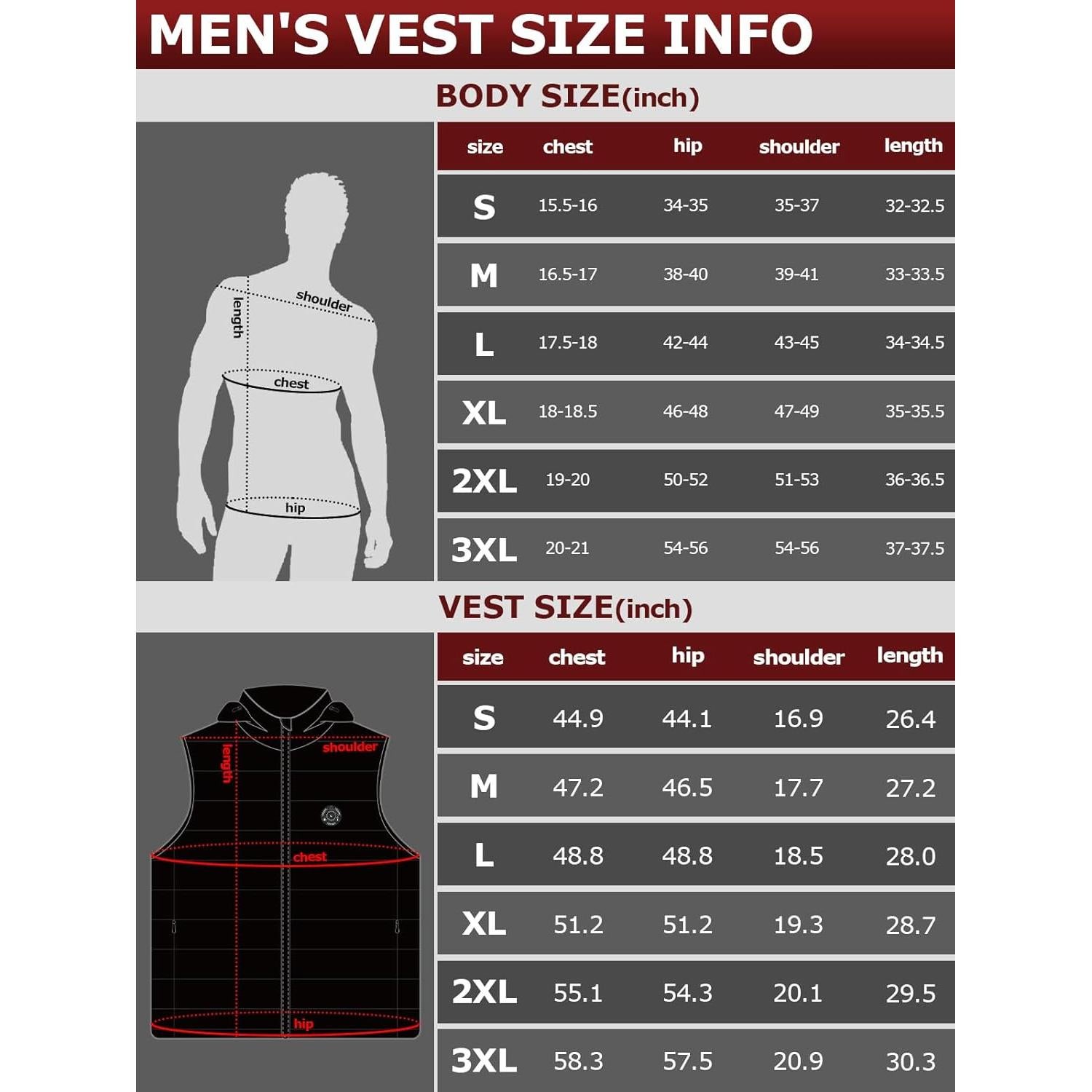 Chaleco Térmico RIRIGANS Hombre X-Large 10 Zonas Calentamiento
