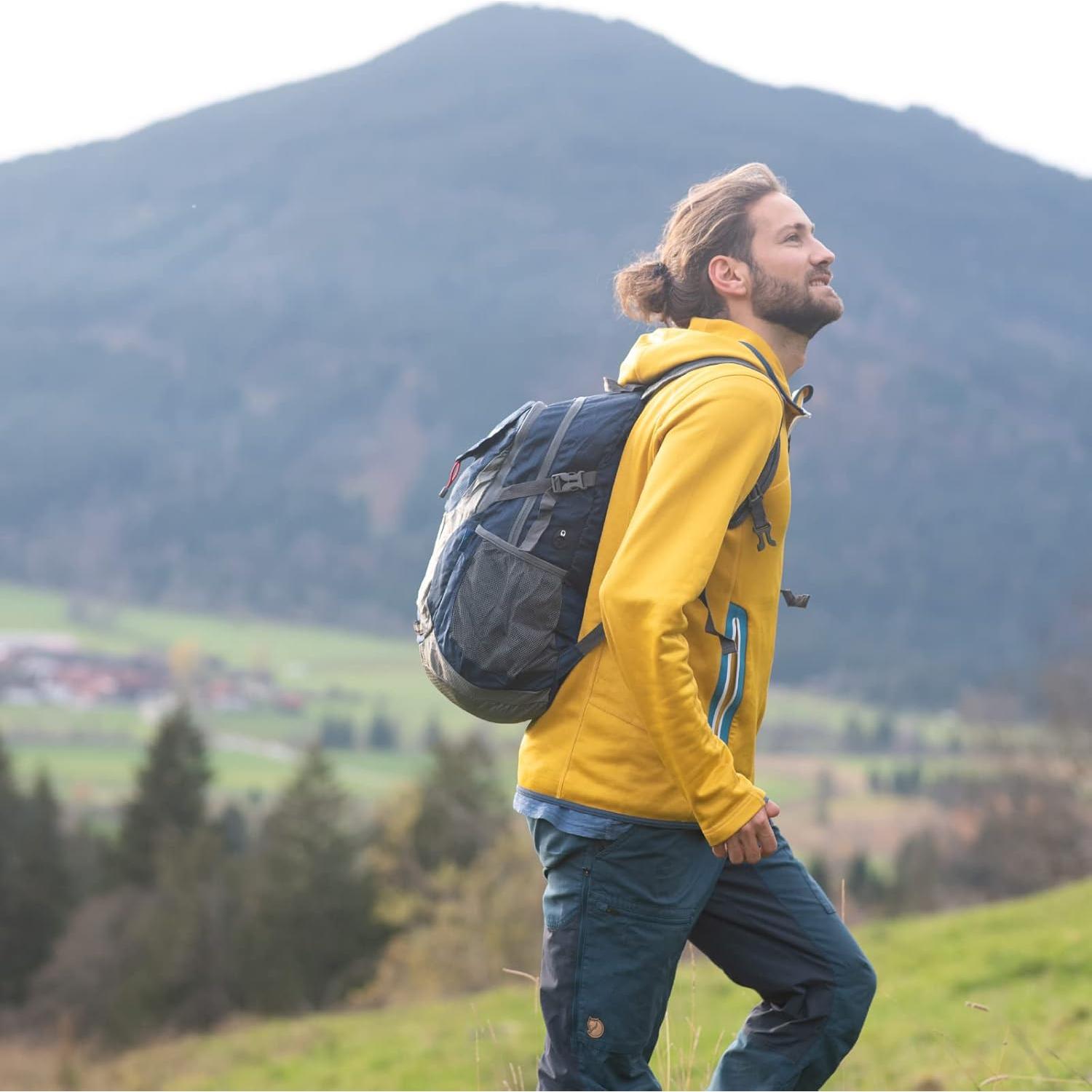 Mochila de senderismo WATERFLY Onj11 30L Plegable Azul