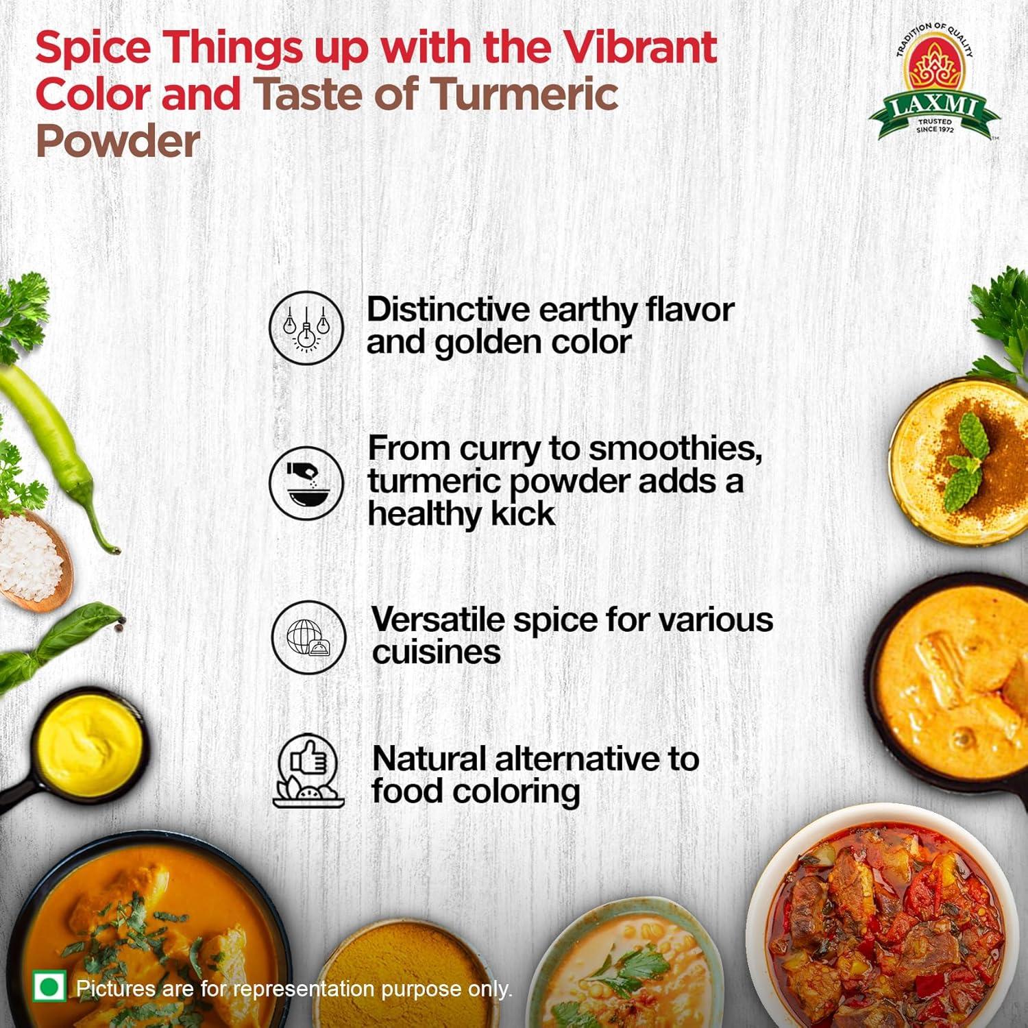 Polvo de Cúrcuma Laxmi 200g - Natural y No OGM