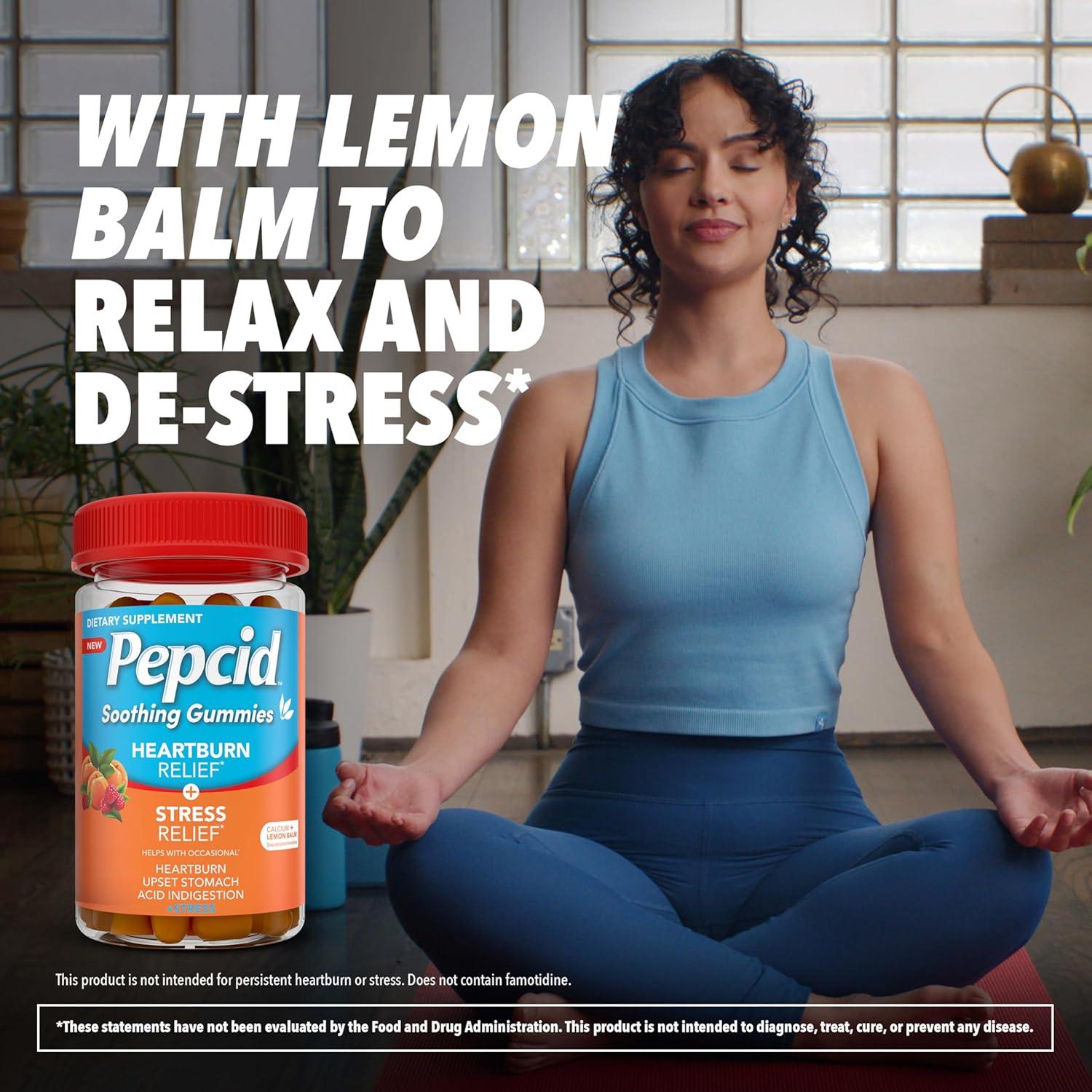 Gomitas Antiácidas Pepcid 32 ct - Durazno-Frambuesa, Alivio Estrés