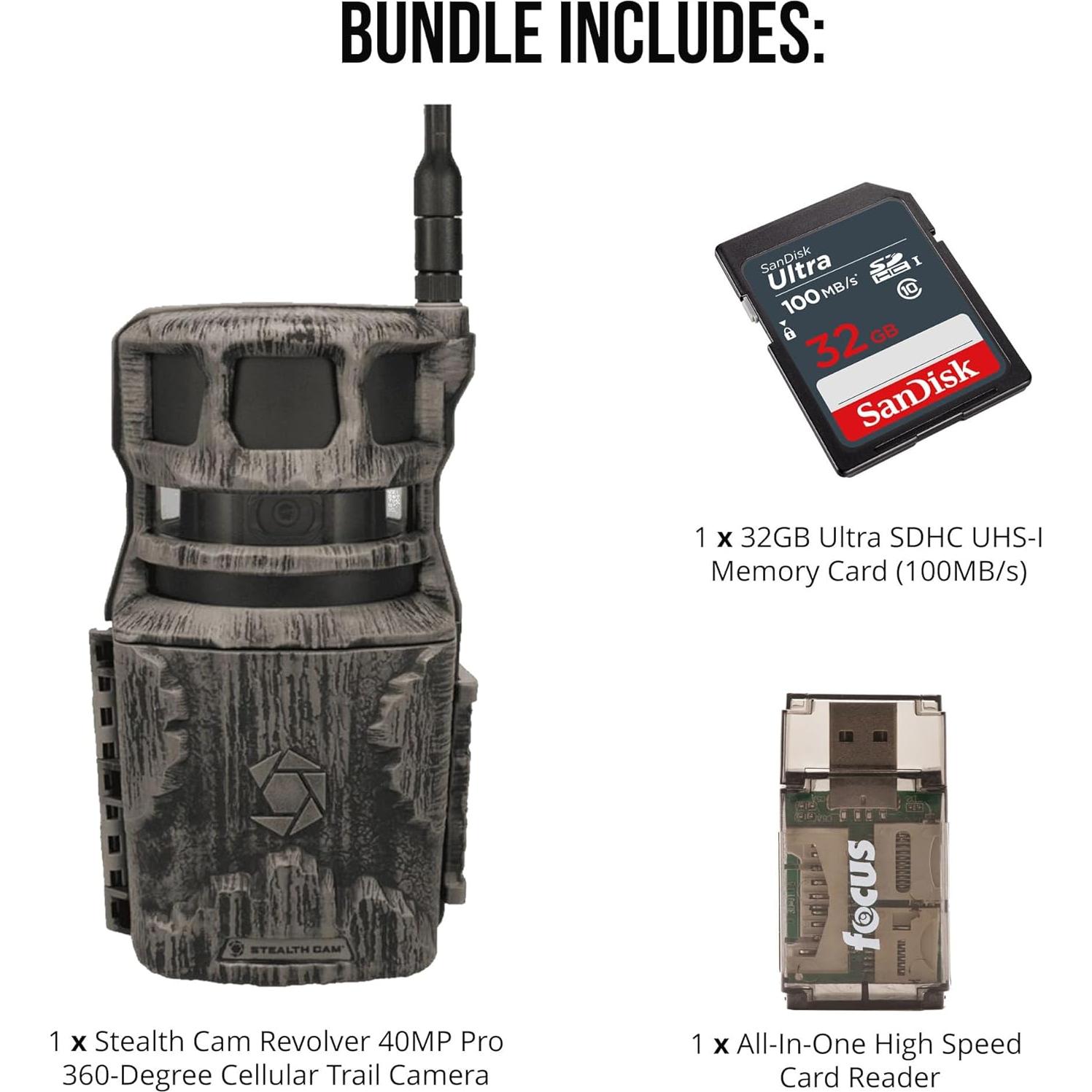 Cámara de Caza Celular Stealth Cam Revolver 40MP 360°