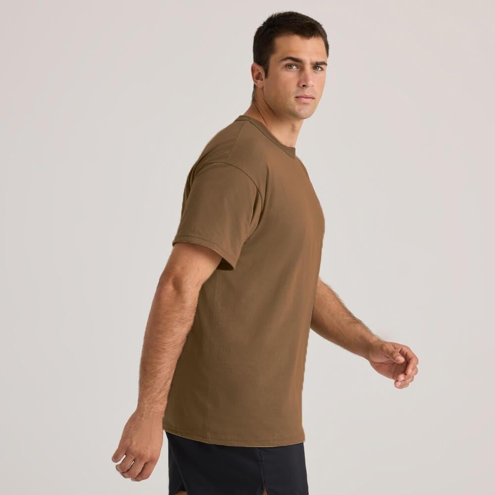 Camisetas Soffe Hombre 3 Pzas - Militar 50/50 Beige XX-Large