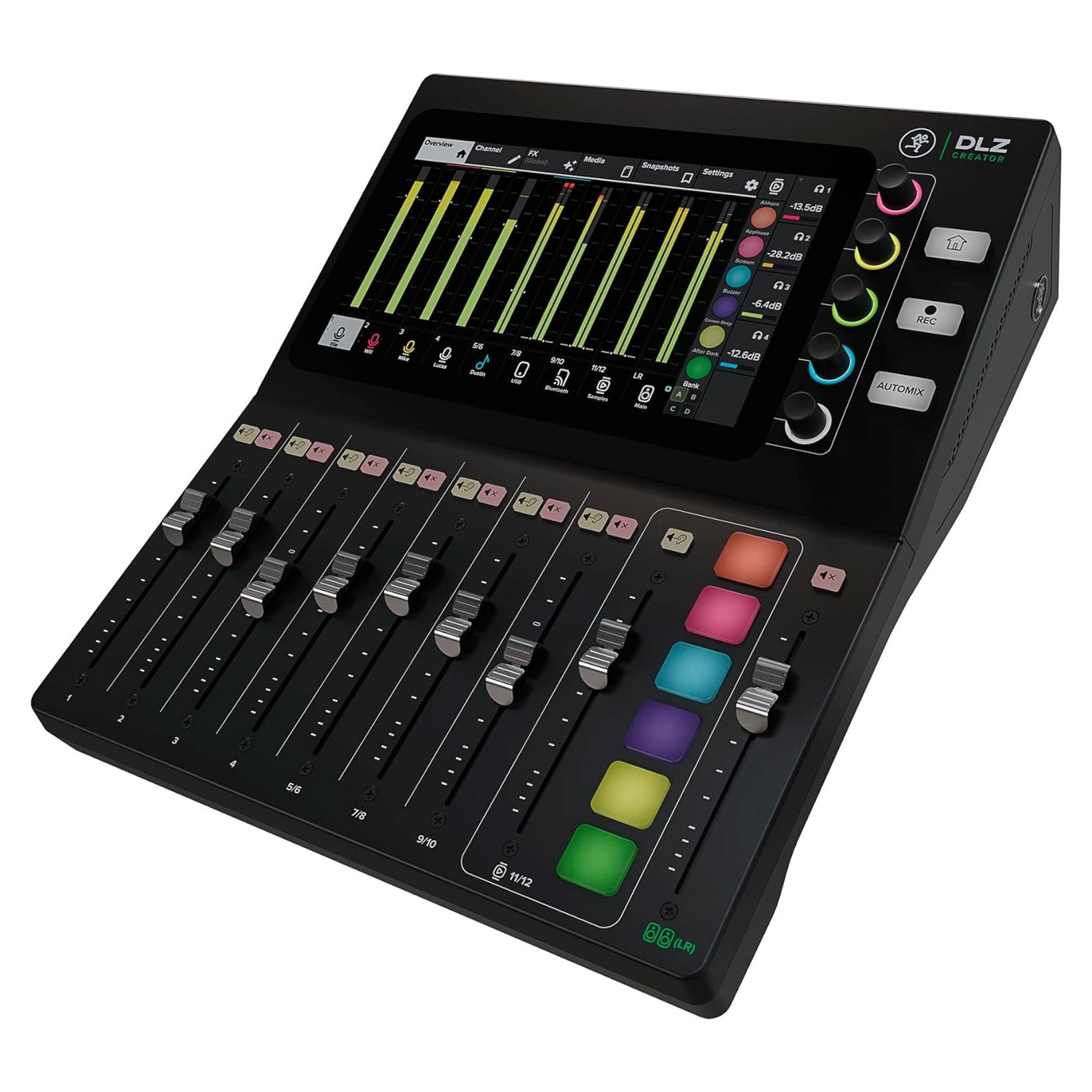 Mezclador Digital Mackie DLZ Creator para Podcasting y Streaming