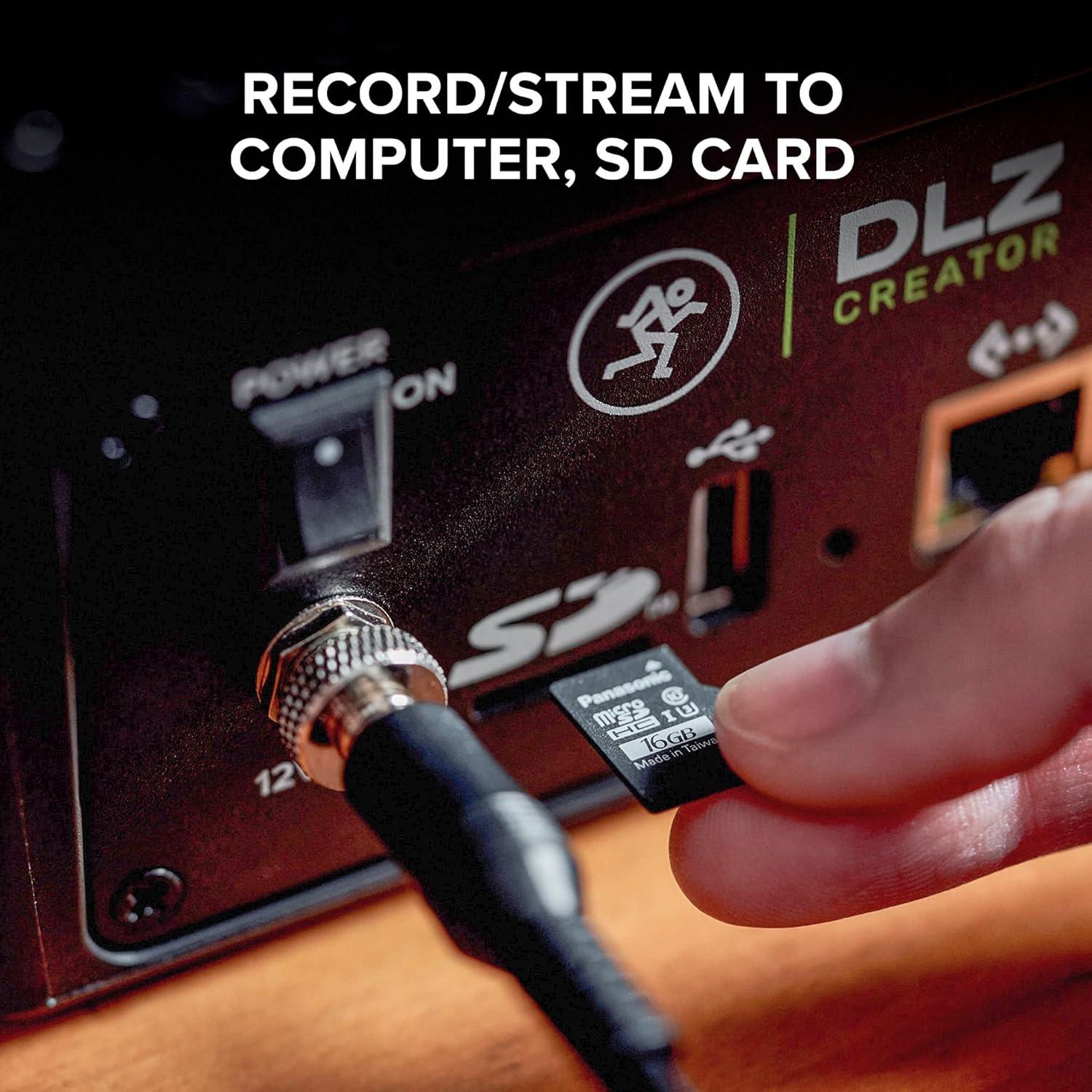 Mezclador Digital Mackie DLZ Creator para Podcasting y Streaming