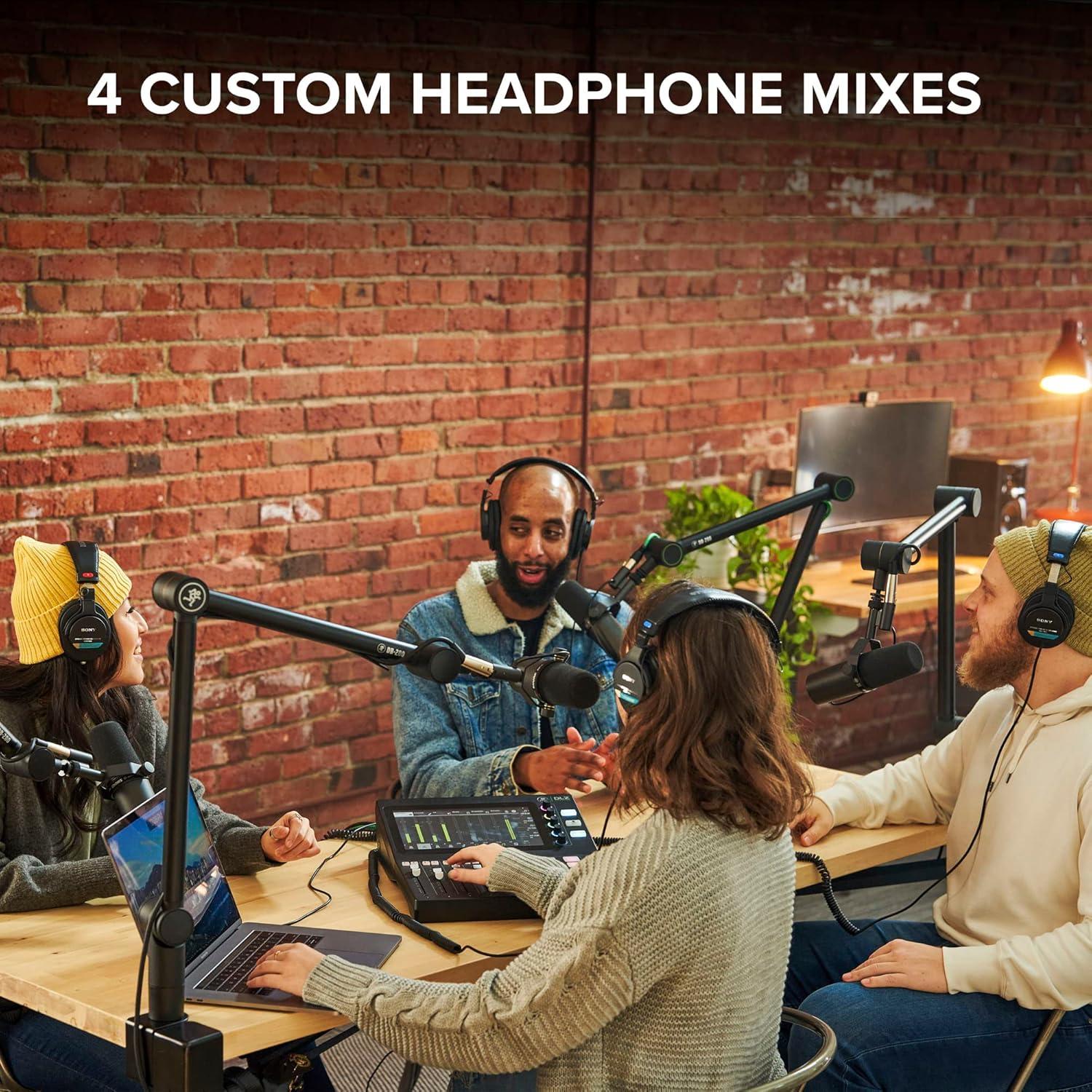 Mezclador Digital Mackie DLZ Creator para Podcasting y Streaming