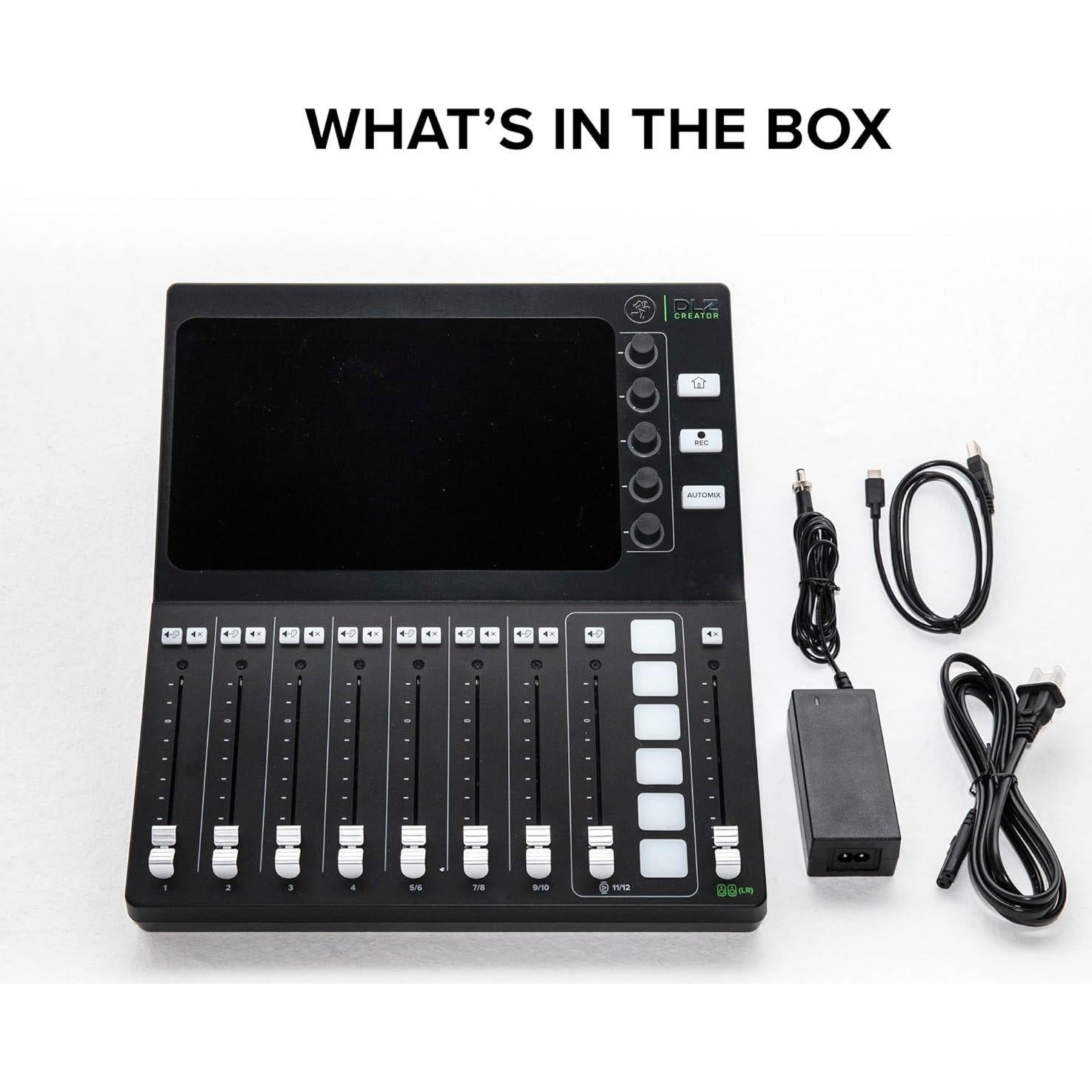 Mezclador Digital Mackie DLZ Creator para Podcasting y Streaming