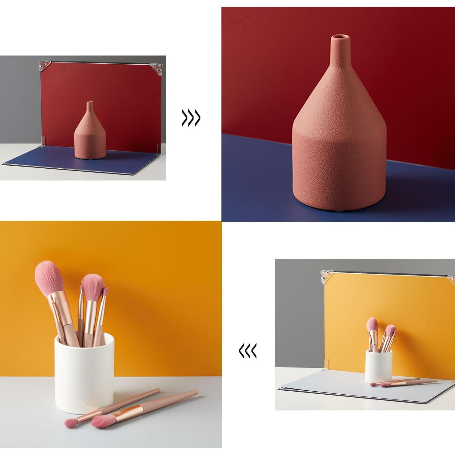 Kit de Fotografía de Productos Pequeños BYSTONE A3board 8 Fondos