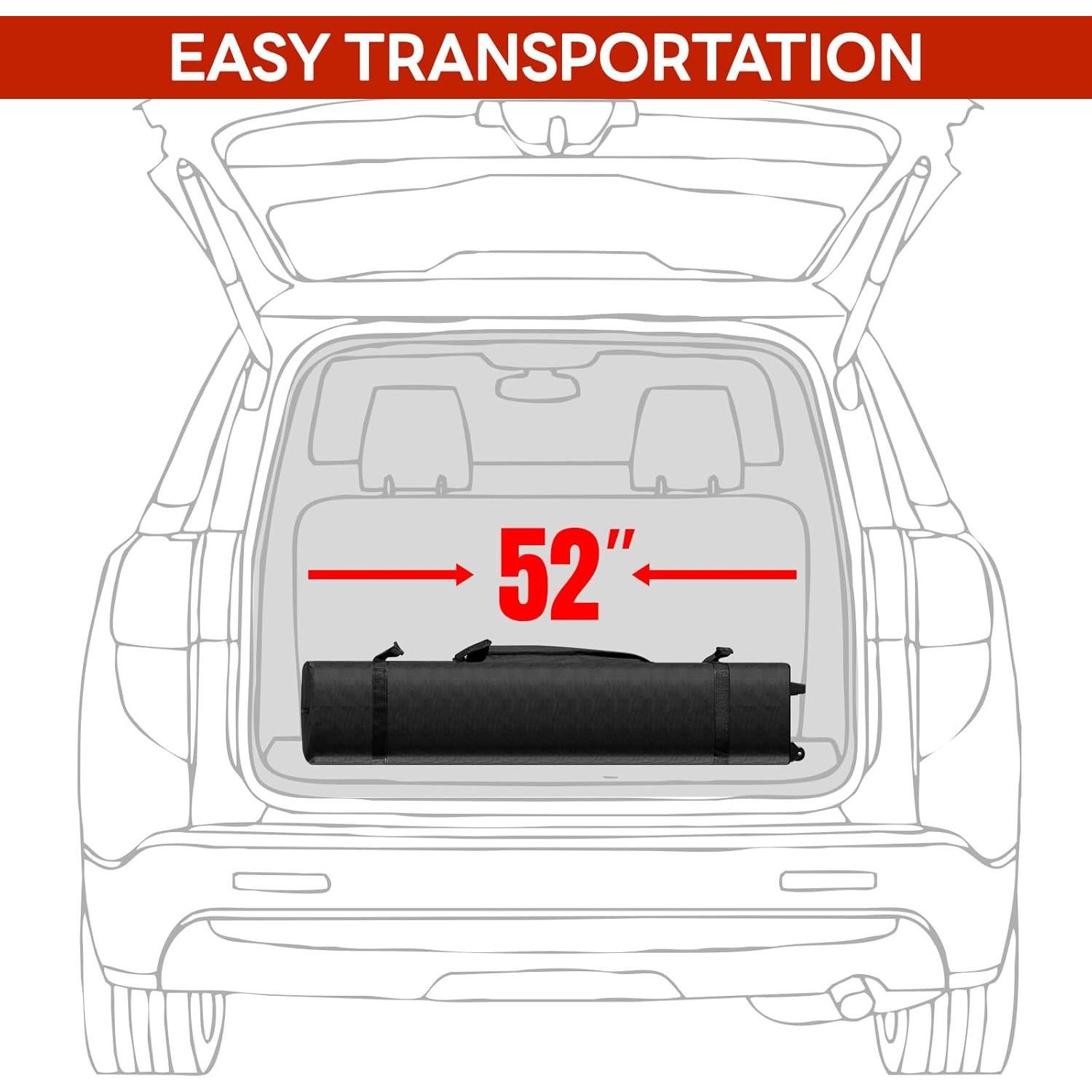 Carpa Pop-Up CLAETF 10x10 Blanca con Paredes Laterales