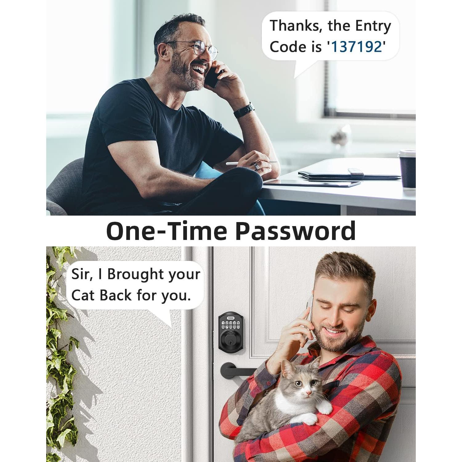 Cerradura Electrónica TEEHO TE002 con Huella Dactilar