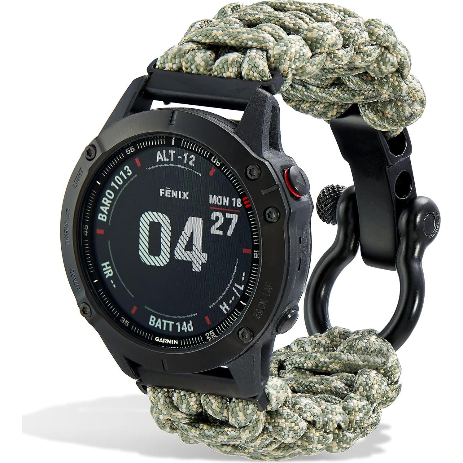 Banda de Reloj Paracord 20mm Savior Survival Gear - Unisex