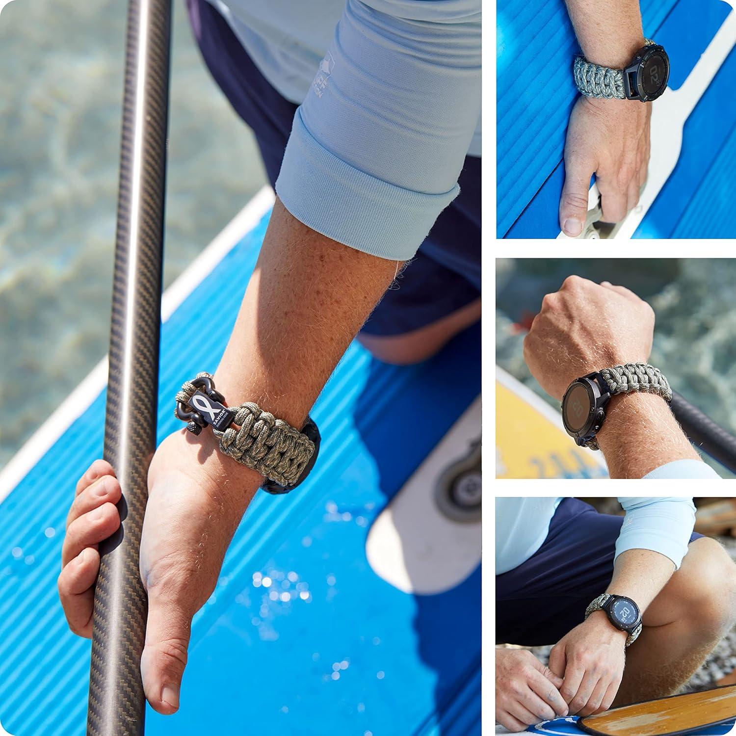 Banda de Reloj Paracord 20mm Savior Survival Gear - Unisex