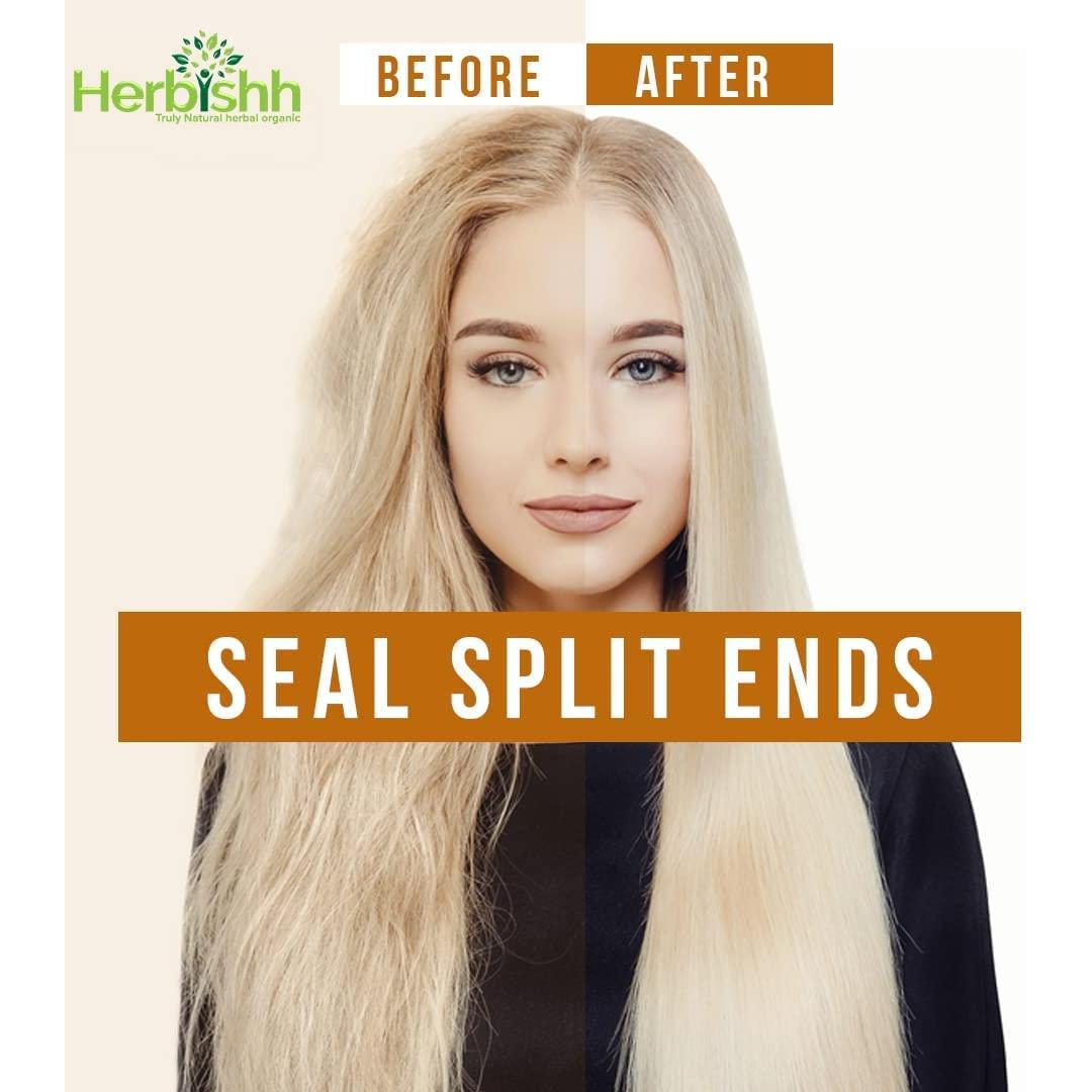 Kit Champú Colorante Herbishh 4pcs para Cabello Gris - Negro