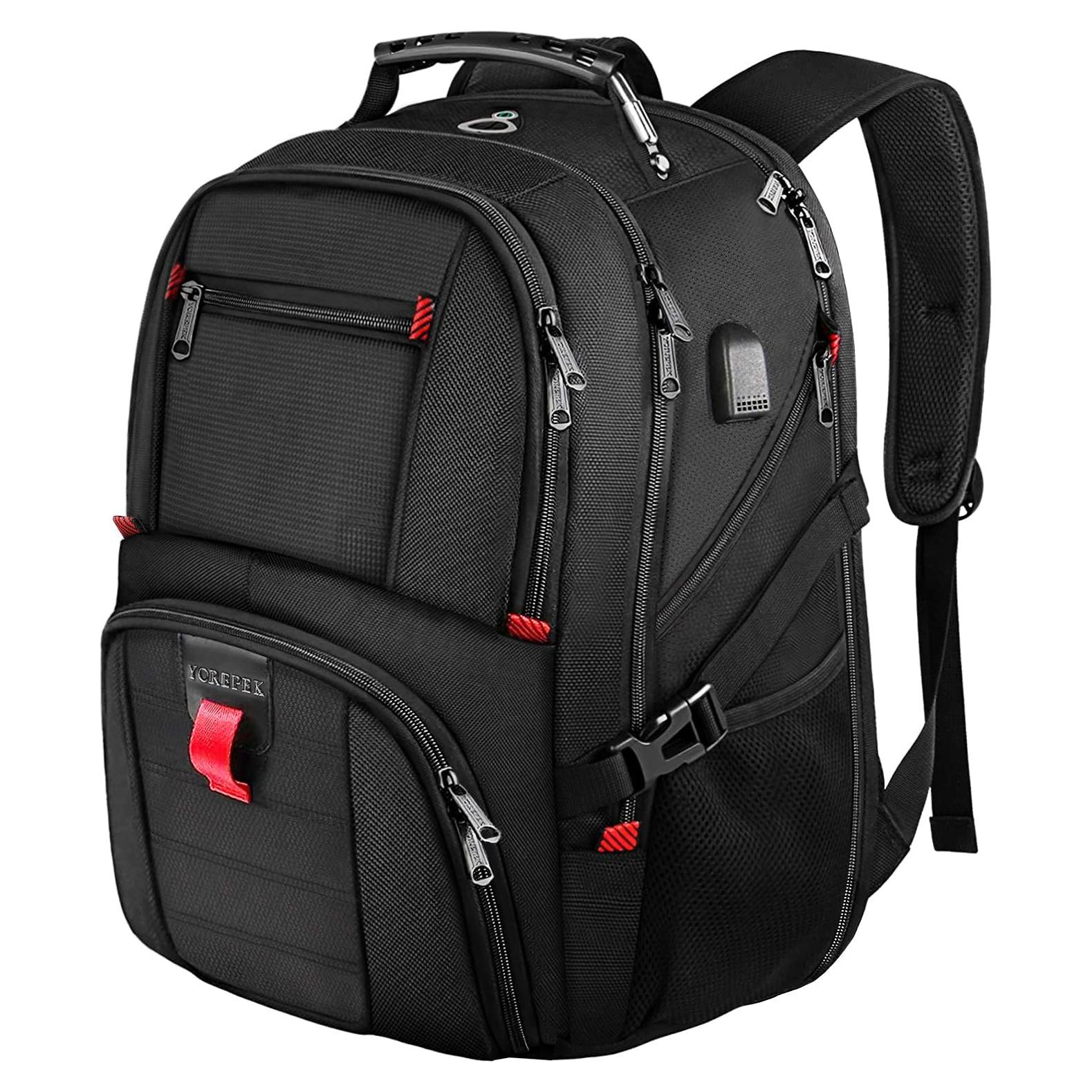 Mochila Grande YOREPEK para Laptop 17" Resistente al Agua