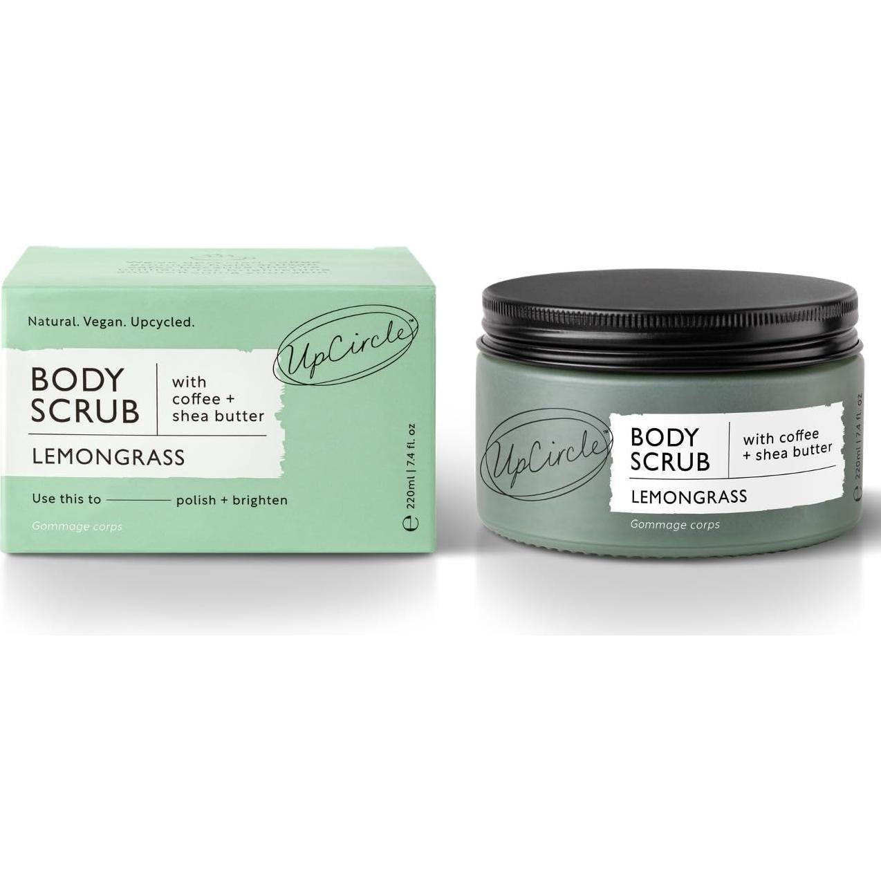 Exfoliante Corporal Natural UpCircle 209g - Café y Limón