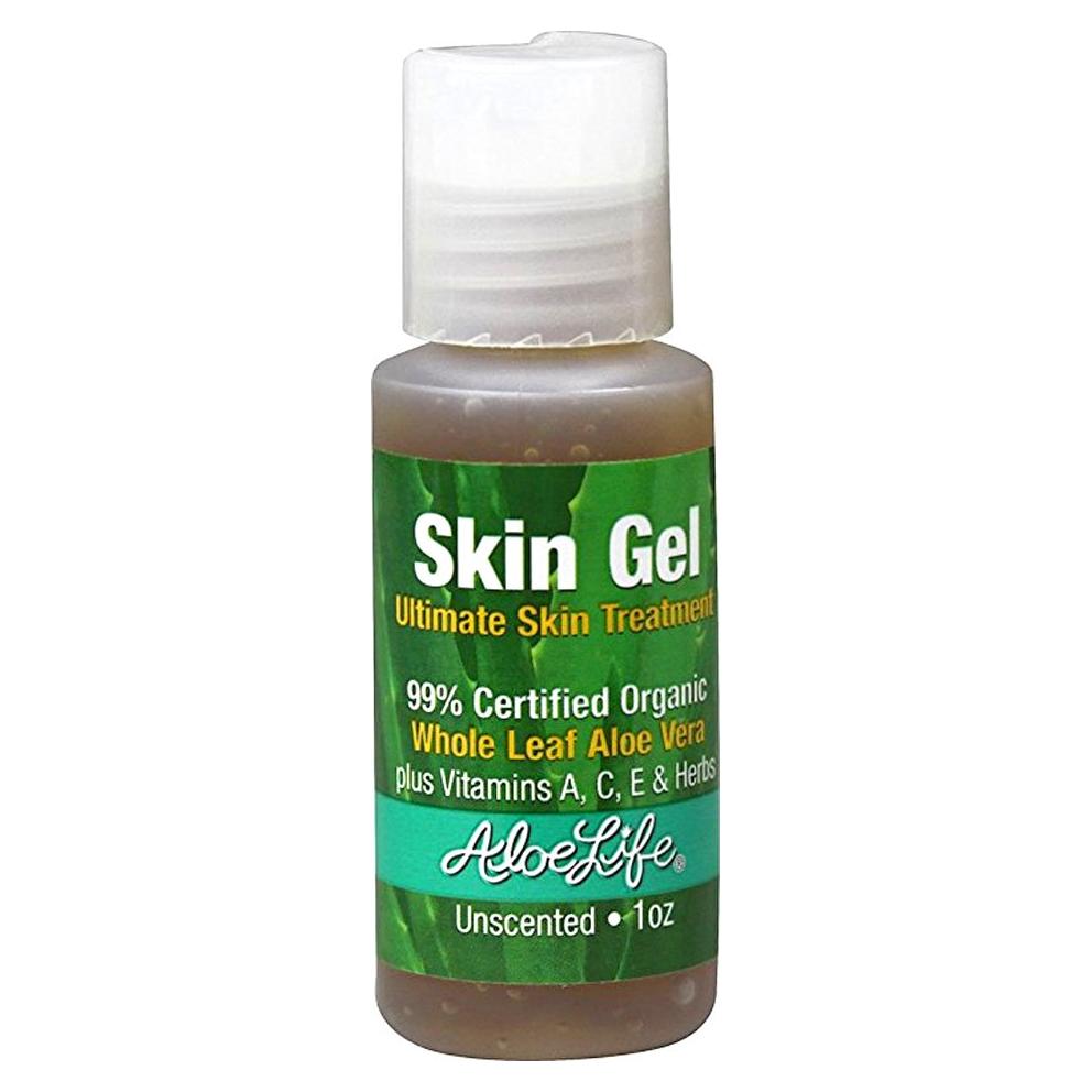Gel de Piel Aloe Life 99% Aloe Vera Orgánico 28.35g Sin Fragancia