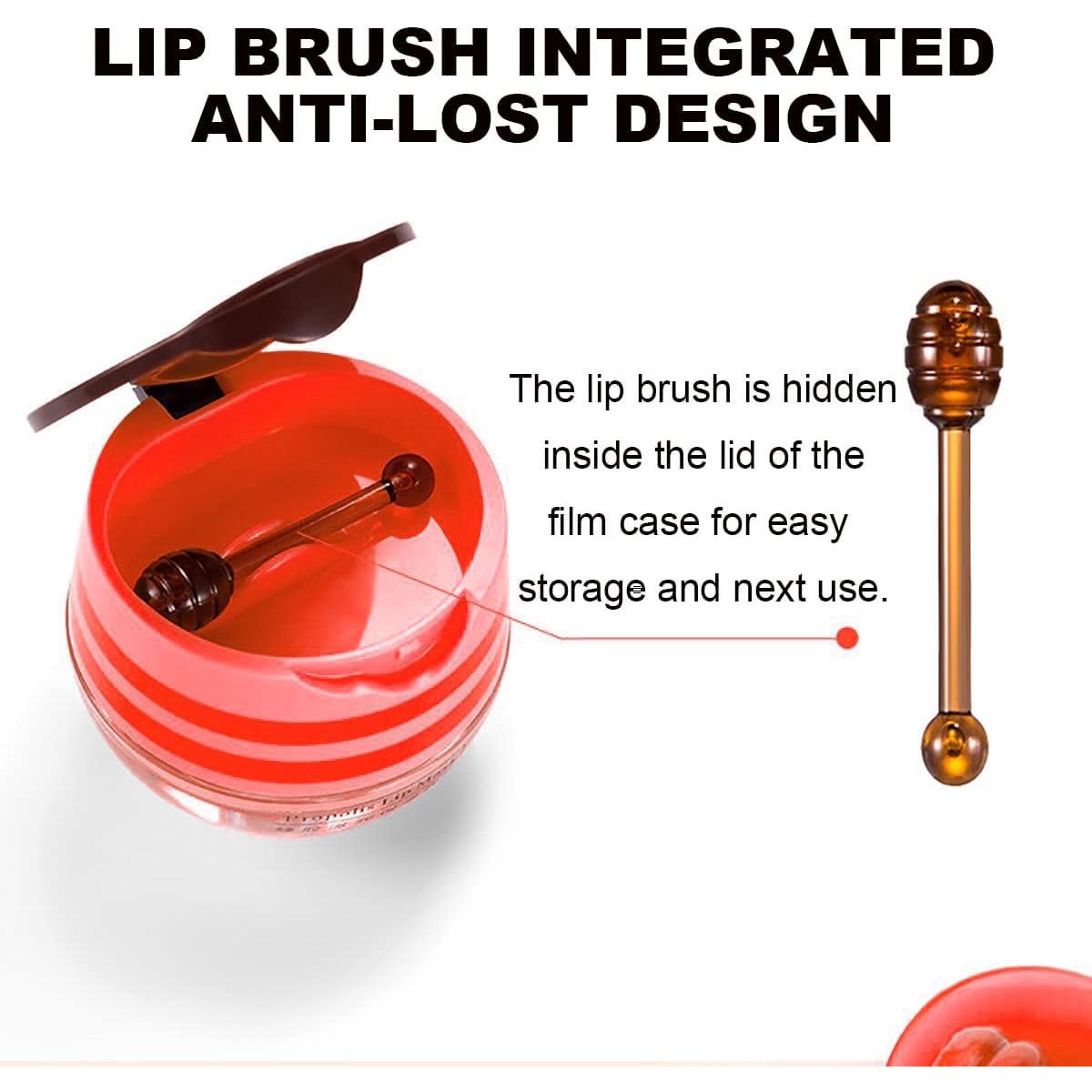 Bálsamo Labial Hidratante XTJXTJ - Miel y Fresa - 4 Piezas